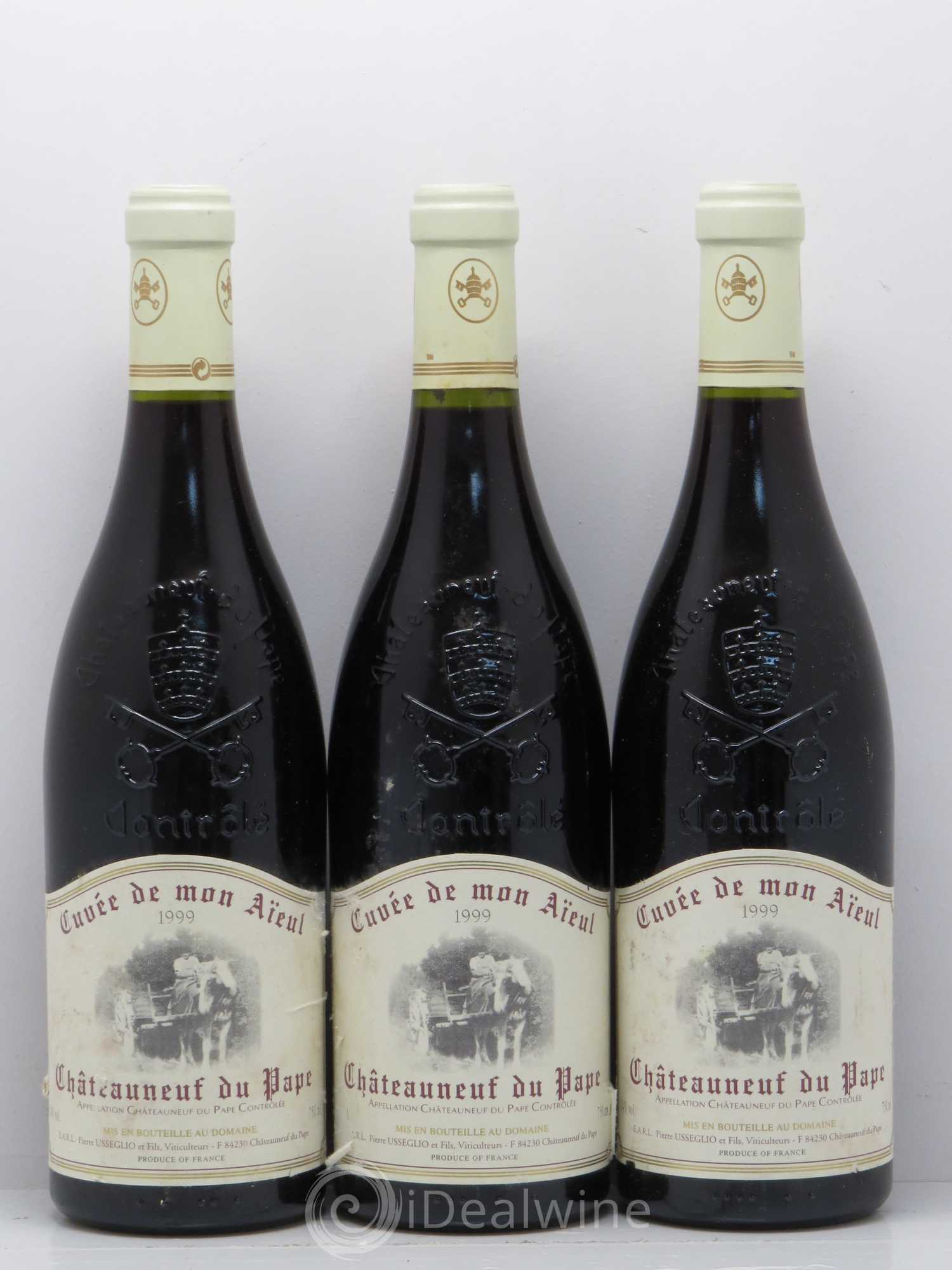 Châteauneuf-du-Pape Cuvée de mon Aïeul Pierre Usseglio & Fils 1999 - Lot de 6 bouteilles - 2