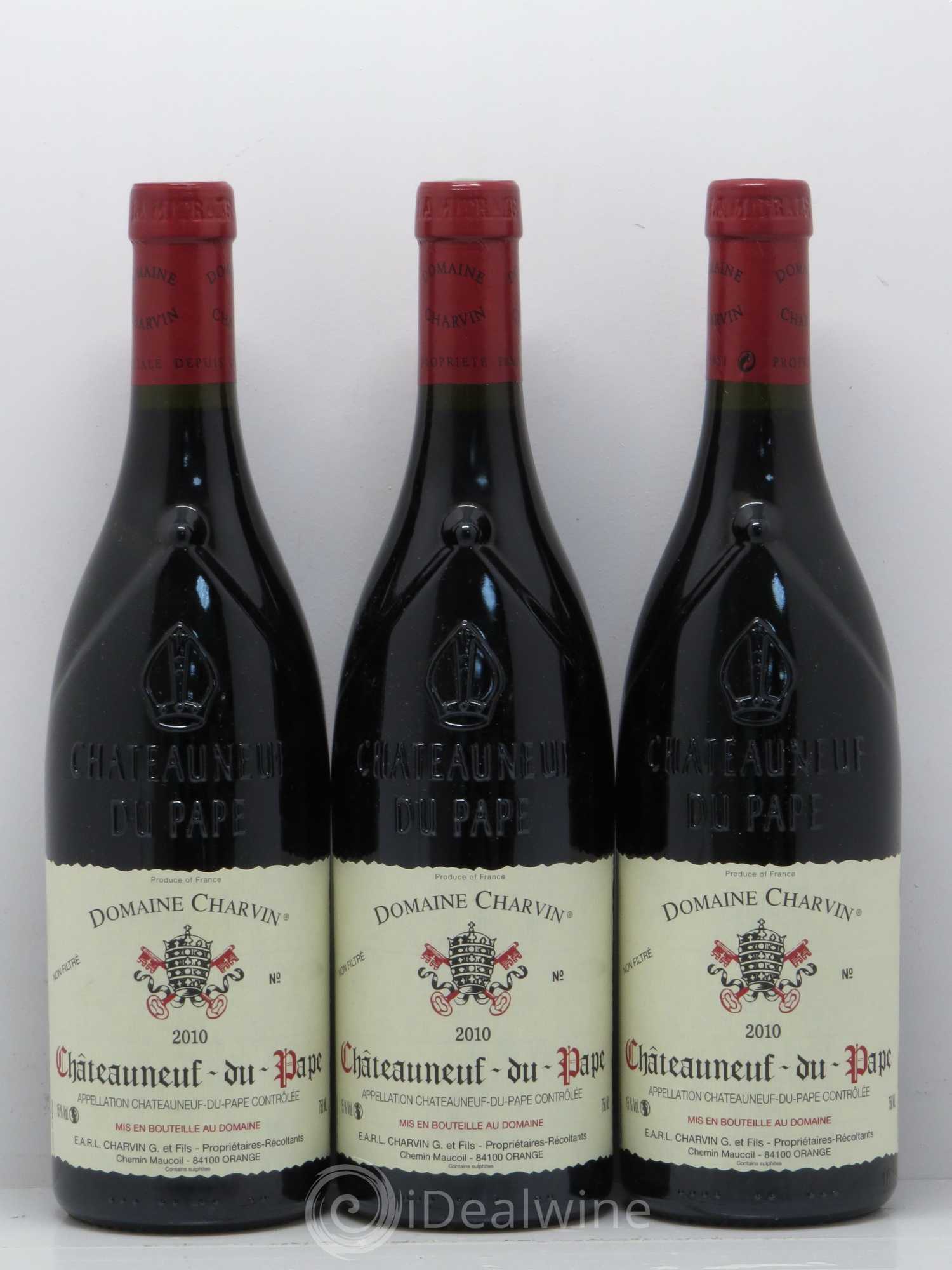 Châteauneuf-du-Pape Charvin (Domaine) 2010 - Lot de 6 bouteilles - 2