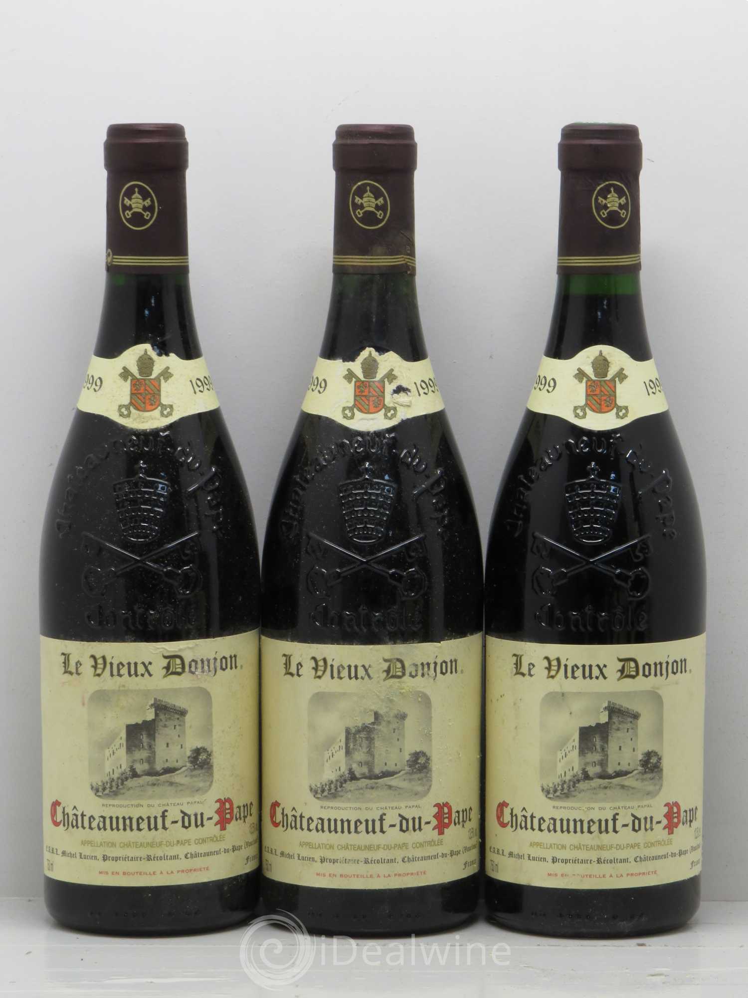 Châteauneuf-du-Pape Le Vieux Donjon Michel Lucien 1999 - Lot de 6 bouteilles - 2