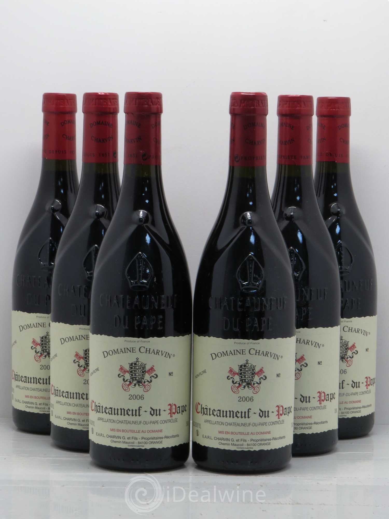 Châteauneuf-du-Pape Charvin (Domaine) 2006 - Lot de 6 bouteilles - 0