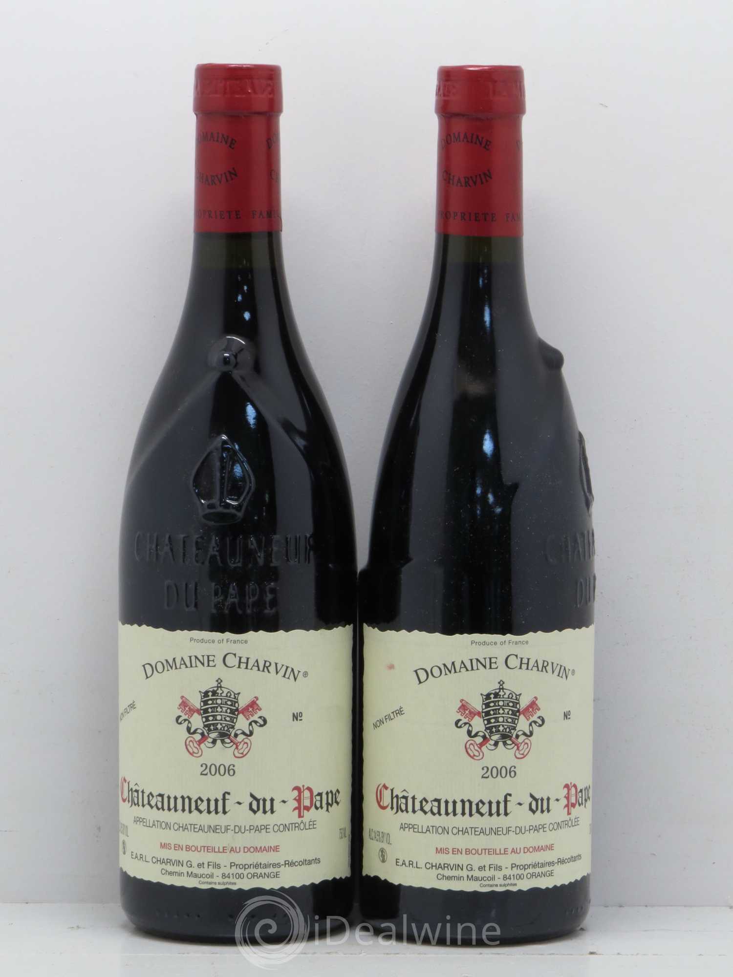 Châteauneuf-du-Pape Charvin (Domaine) 2006 - Lot de 2 bouteilles - 0