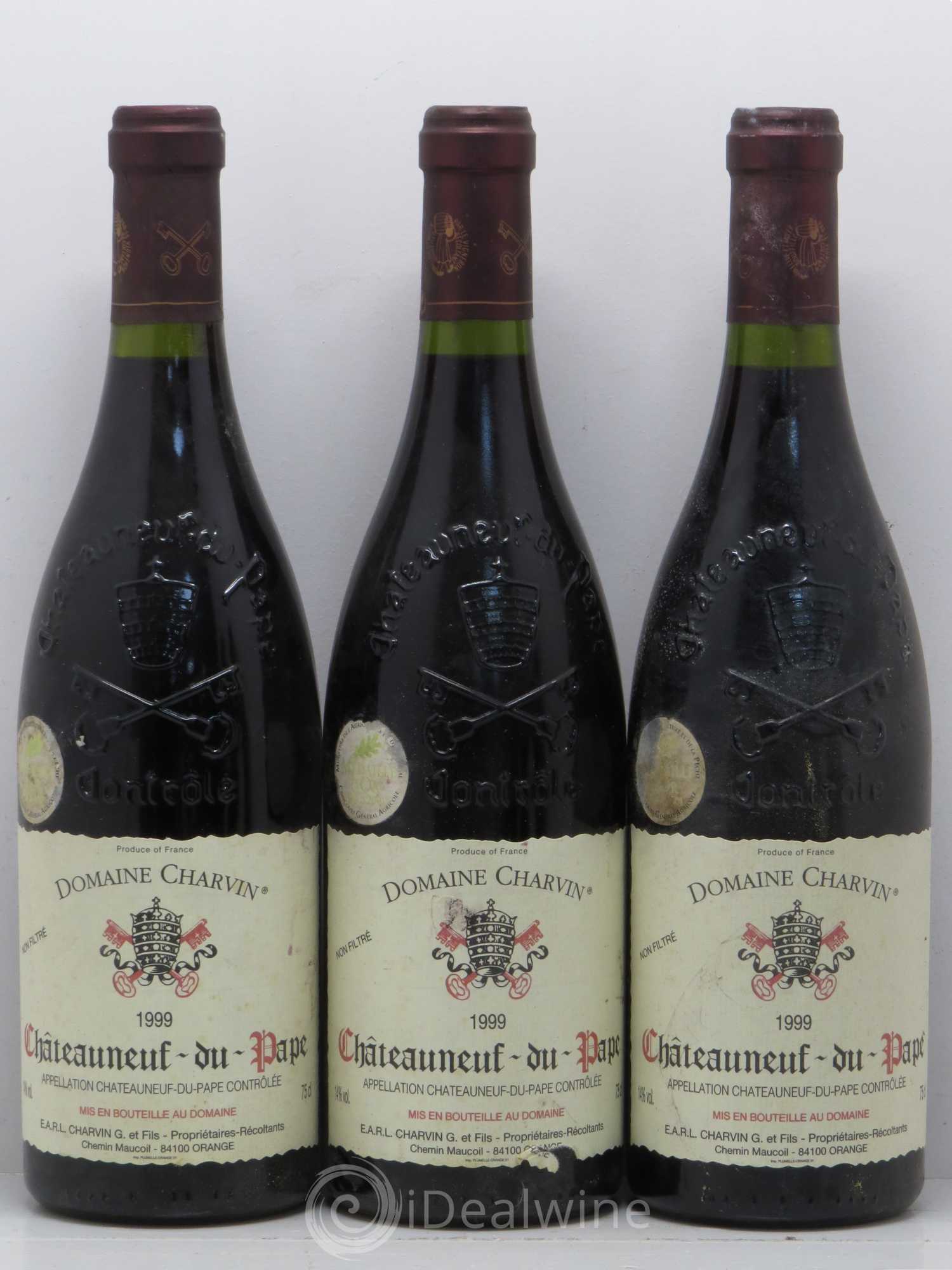 Châteauneuf-du-Pape Charvin (Domaine) 1999 - Lot de 6 bouteilles - 2