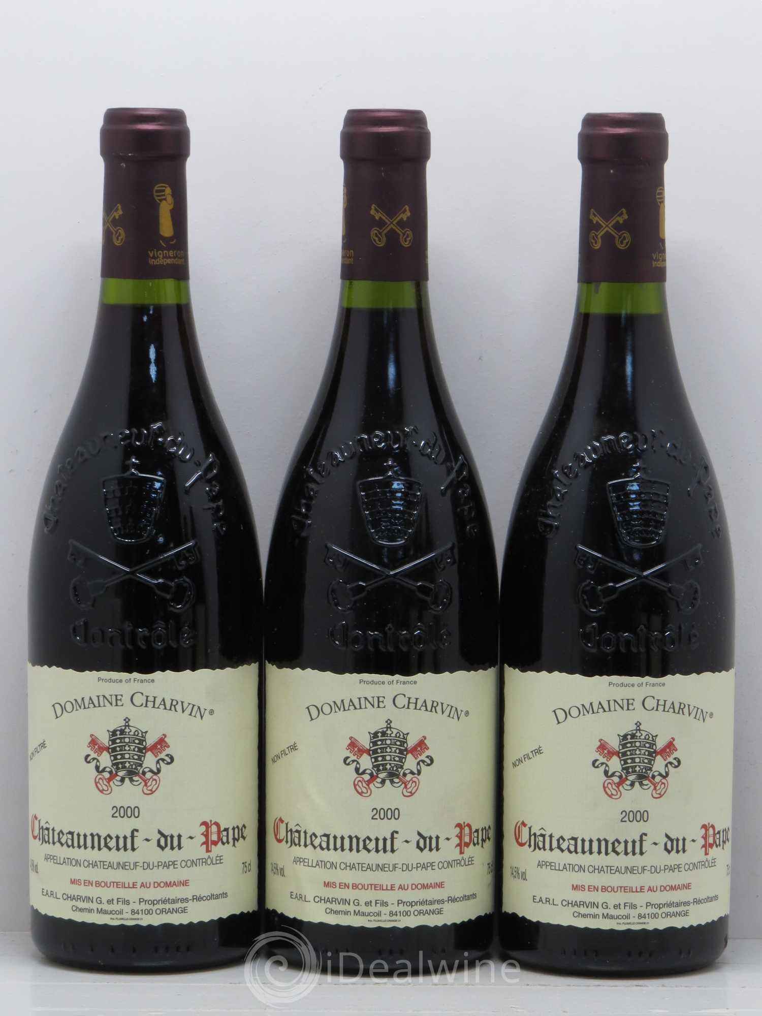 Châteauneuf-du-Pape Charvin (Domaine) 2000 - Lot de 6 bouteilles - 2