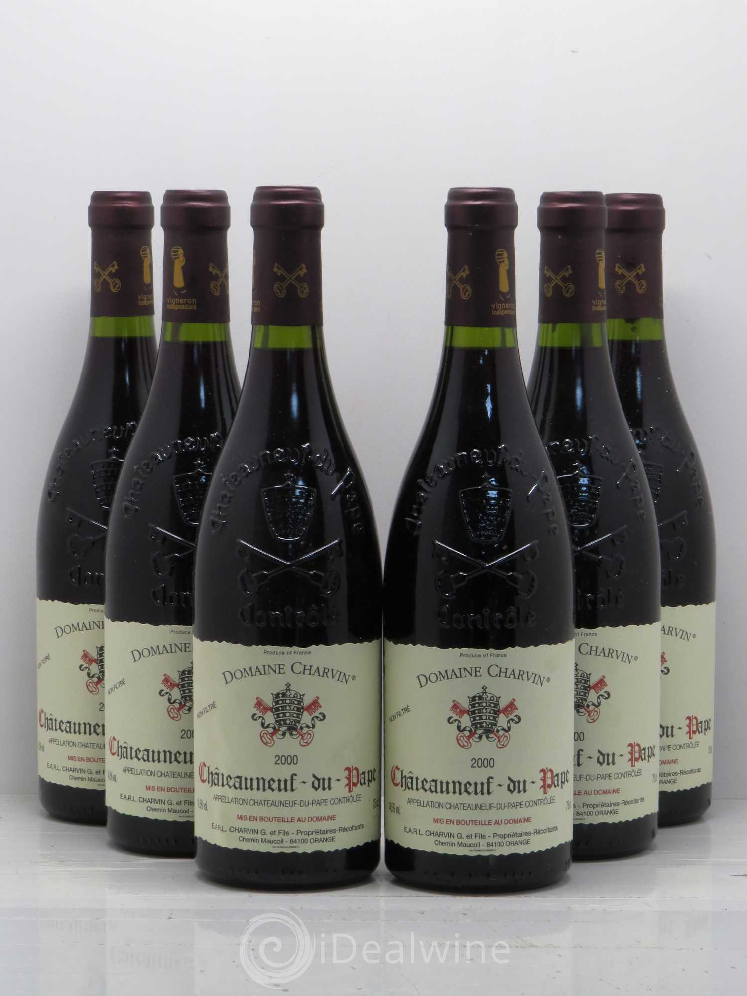 Châteauneuf-du-Pape Charvin (Domaine) 2000 - Lot de 6 bouteilles - 0