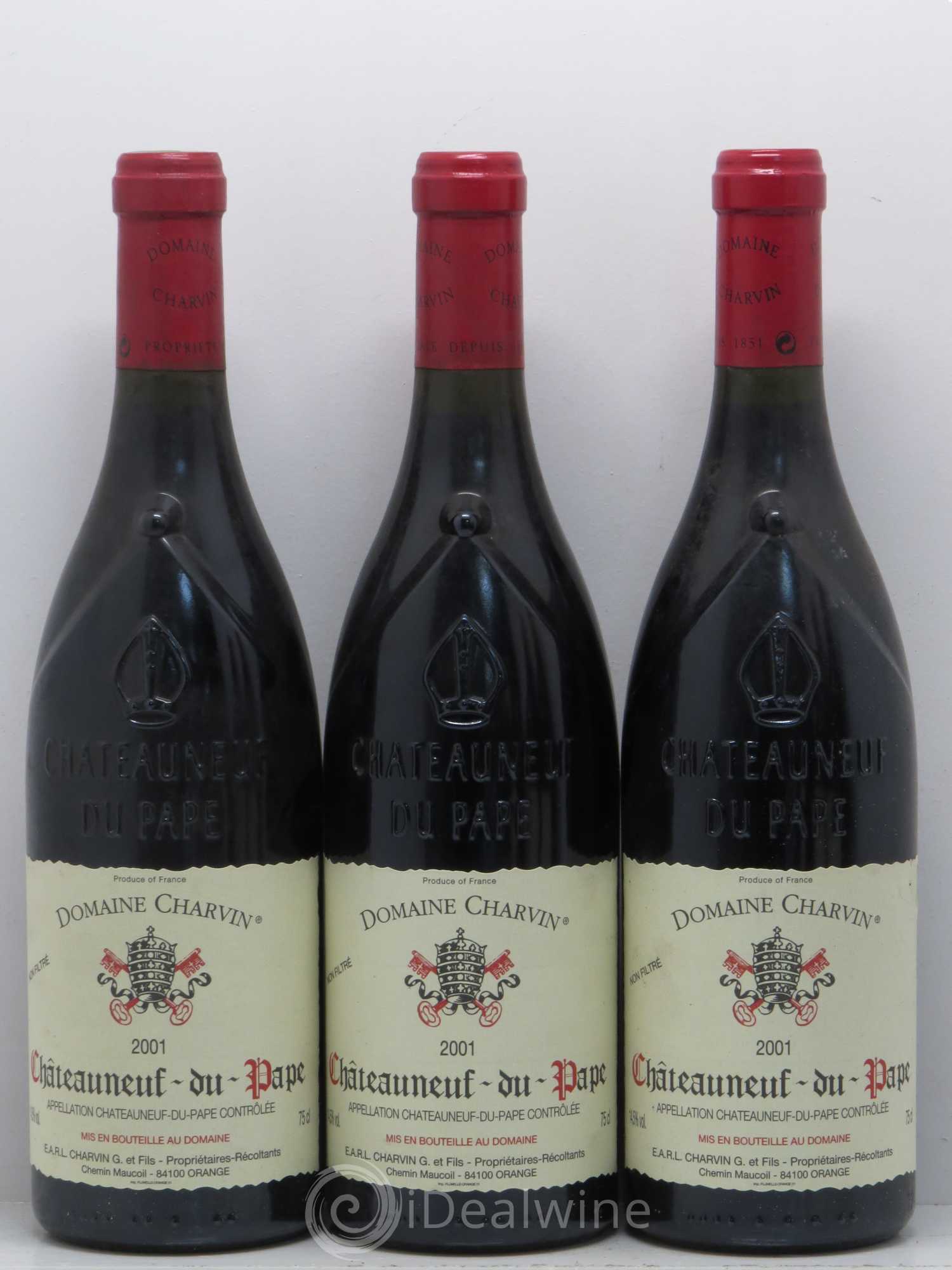 Châteauneuf-du-Pape Charvin (Domaine) 2001 - Lot de 6 bouteilles - 2