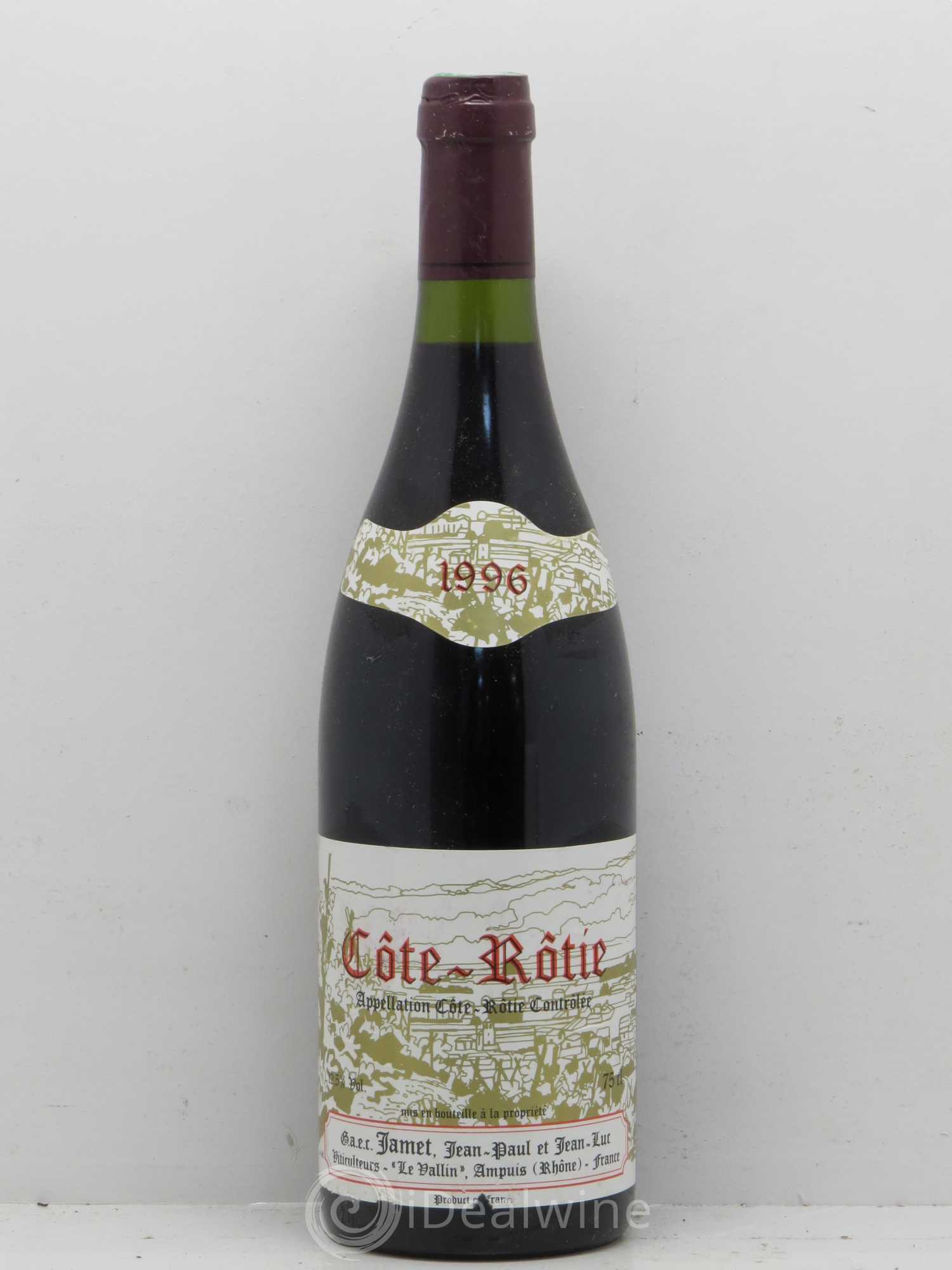 Côte-Rôtie Jamet (Domaine) 1996 - Lot de 1 bouteille - 0