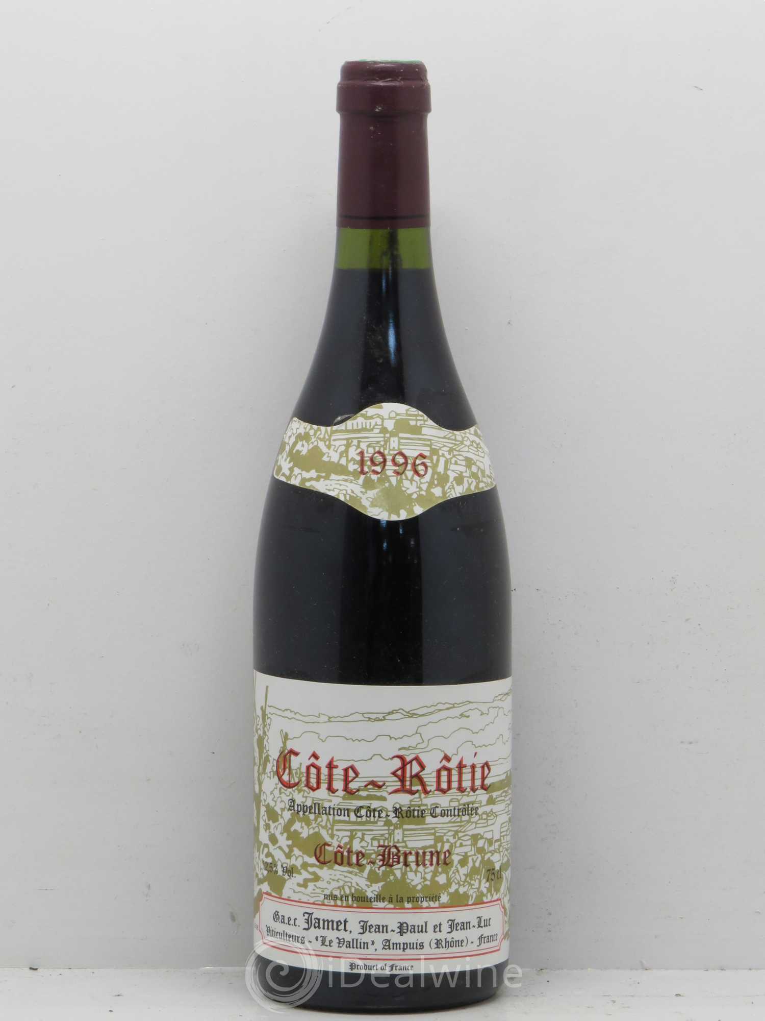 Côte-Rôtie Côte Brune Jamet (Domaine) 1996 - Lot de 1 bouteille - 0