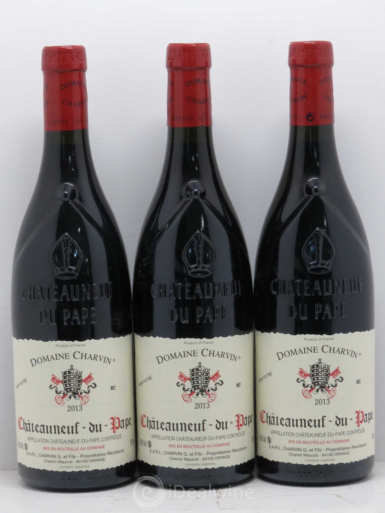 Châteauneuf-du-Pape Charvin (Domaine) 2013 - Lot de 3 bouteilles - 0