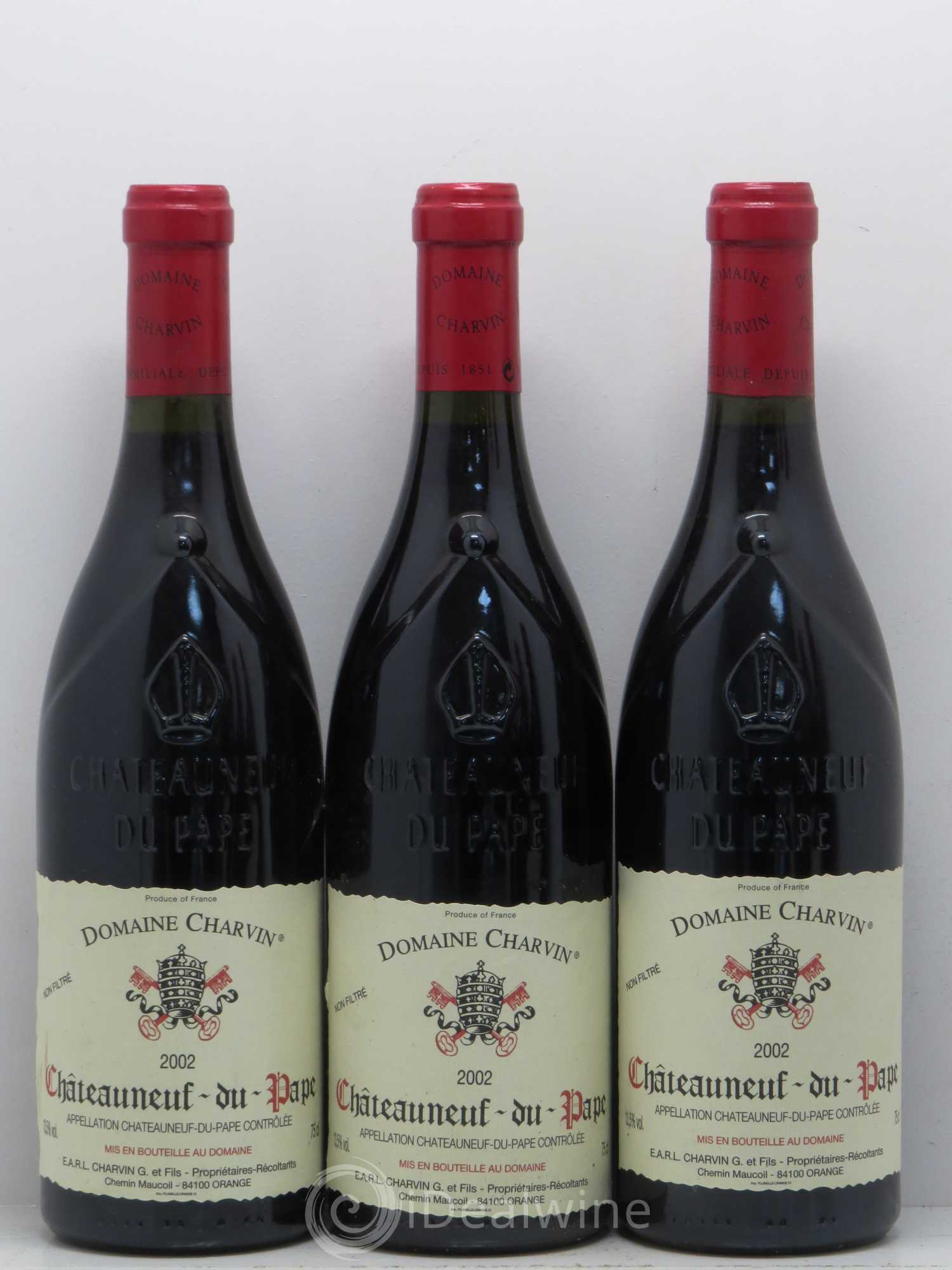 Châteauneuf-du-Pape Charvin (Domaine) 2002 - Lot de 6 bouteilles - 2