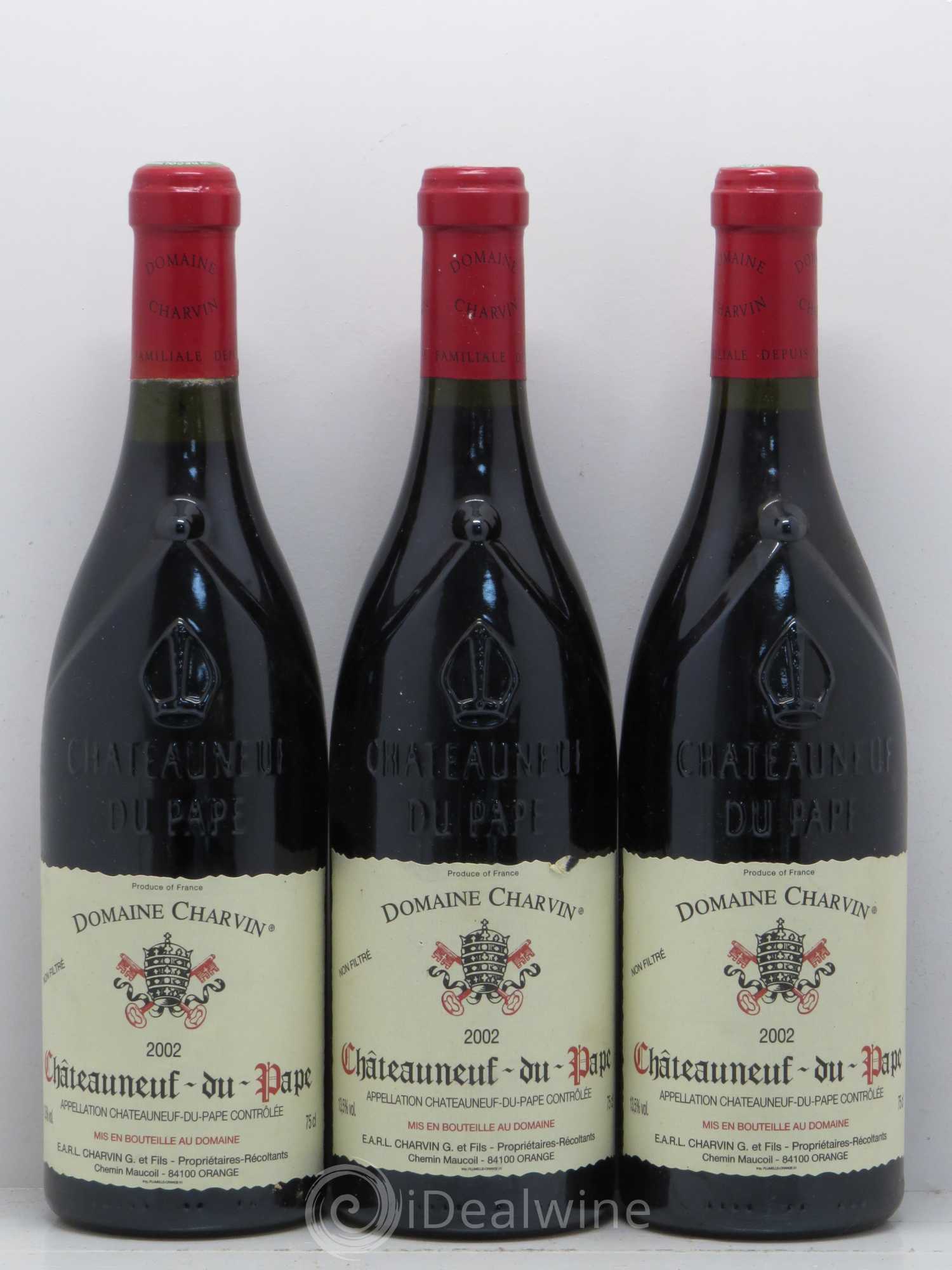 Buy Châteauneuf-du-Pape Charvin (Domaine) 2002 (lot: B2090606-8161)