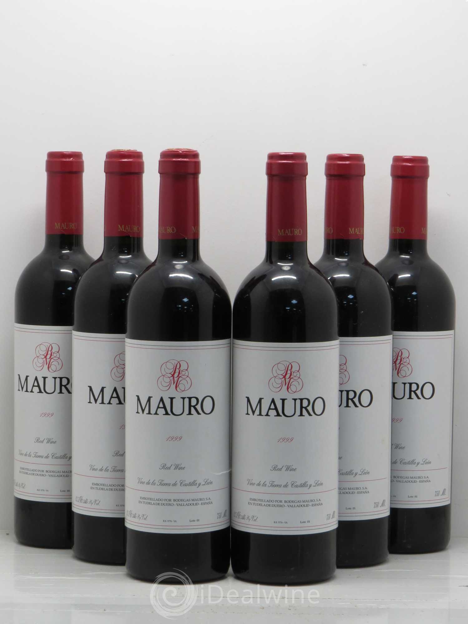 Castilla y Leon Vino de la Terra de Castilla y Leon Bodegas Mauro 1999 - Posten von 6 Flaschen - 0