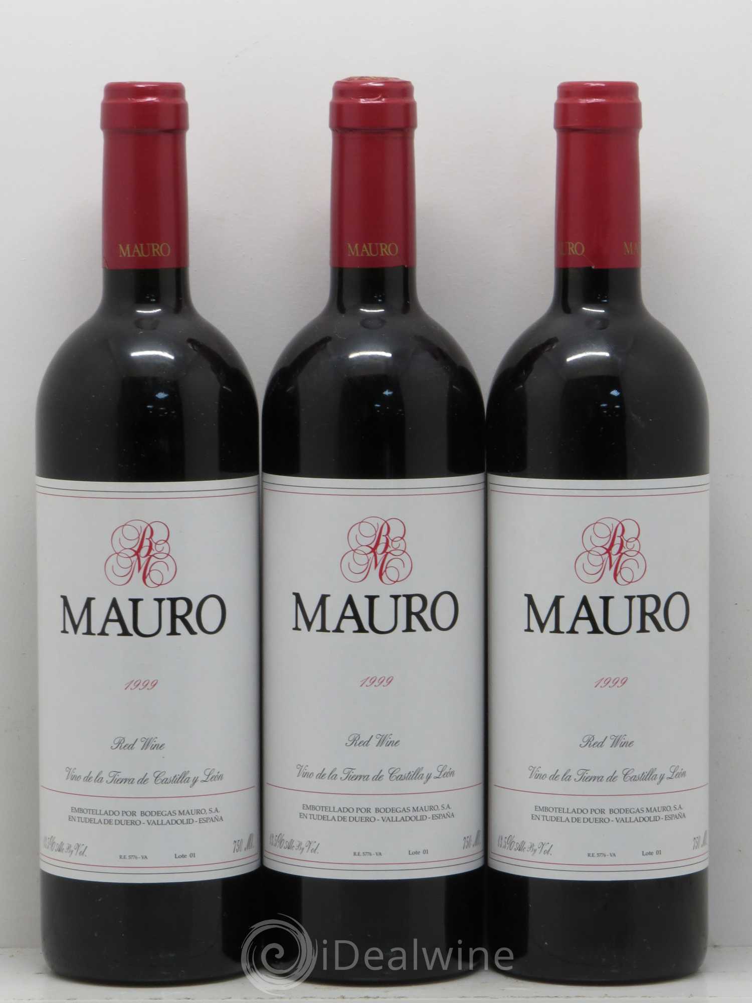 Castilla y Leon Vino de la Terra de Castilla y Leon Bodegas Mauro El Vinculo 1999 - Posten von 3 Flaschen - 0