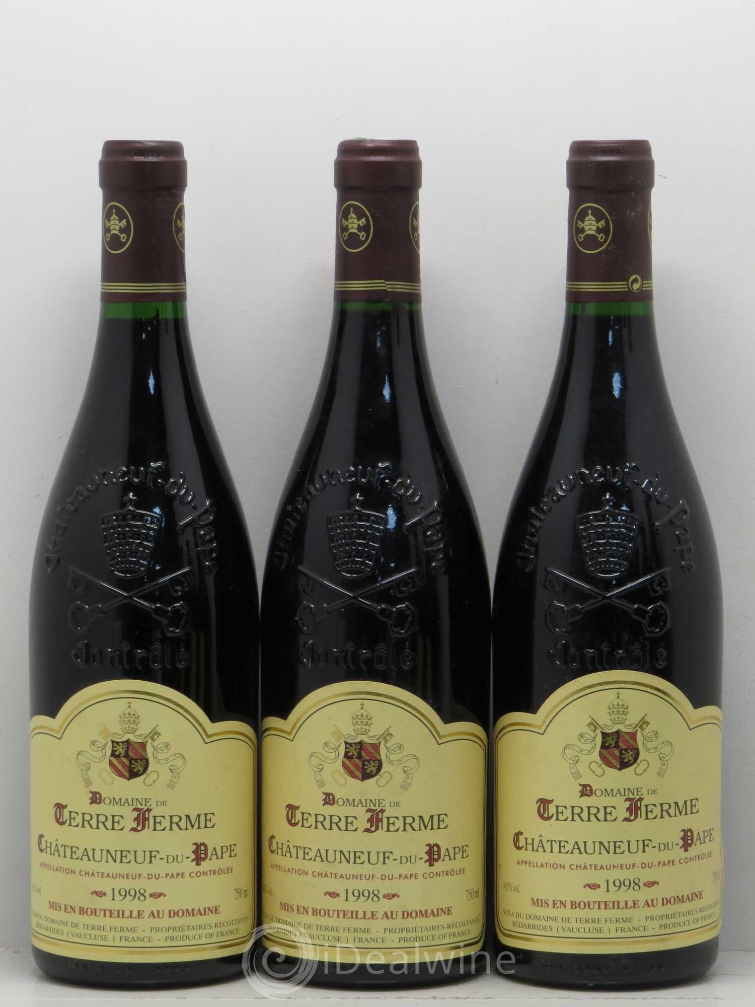 Châteauneuf-du-Pape Terre Ferme 1998 - Lot de 6 bouteilles - 2