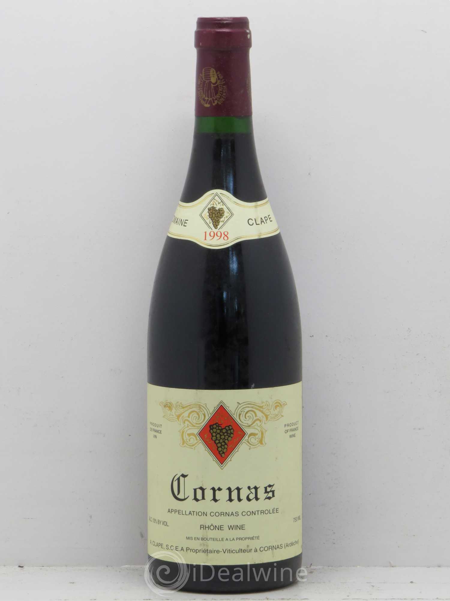 Cornas Auguste Clape 1998 - Lot de 1 bouteille - 0