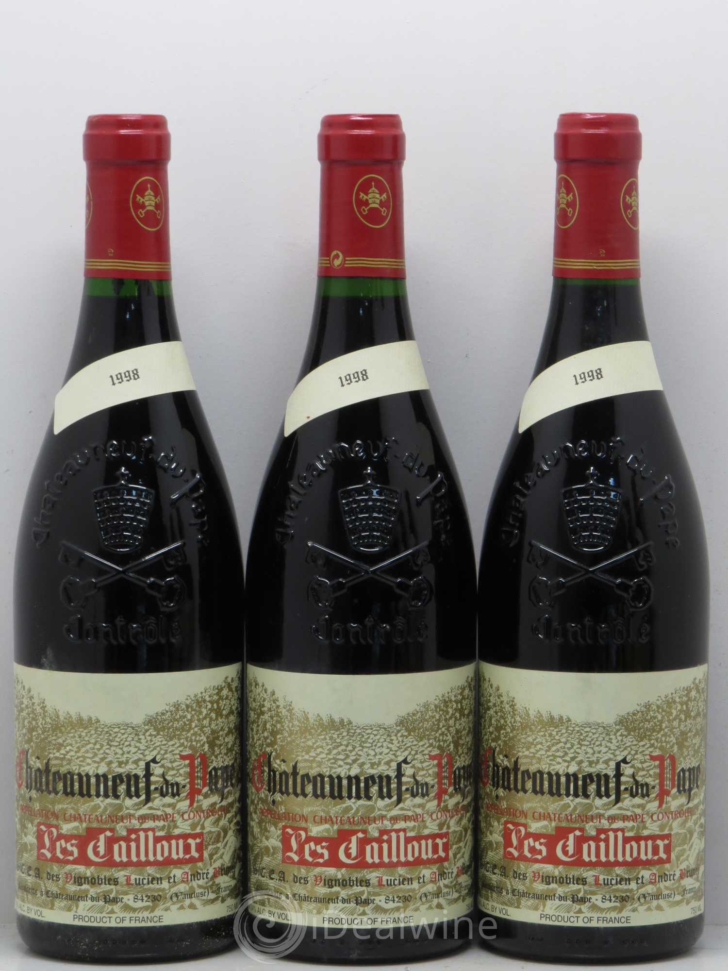 Châteauneuf-du-Pape Les Cailloux André Brunel 1998 - Lot de 6 bouteilles - 2
