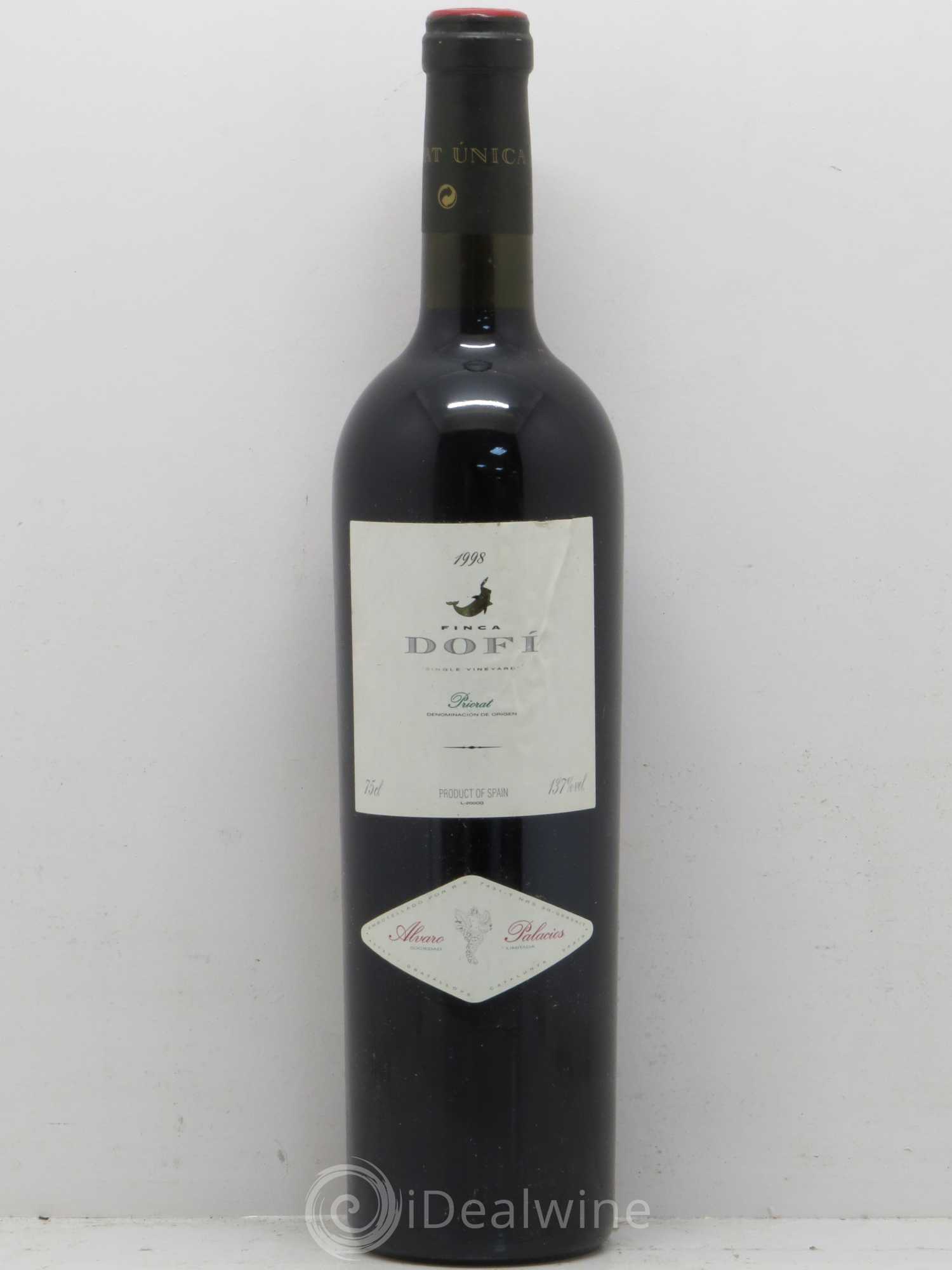 Priorat DOCa DOCA Finca Dofi Alvaro Palacios 1998 - Posten von 1 Flasche - 0
