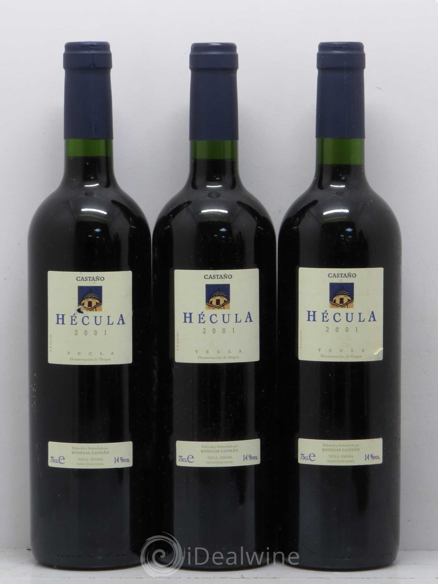 Yecla Bodegas Castano Hecula 2001 - Posten von 6 Flaschen - 1