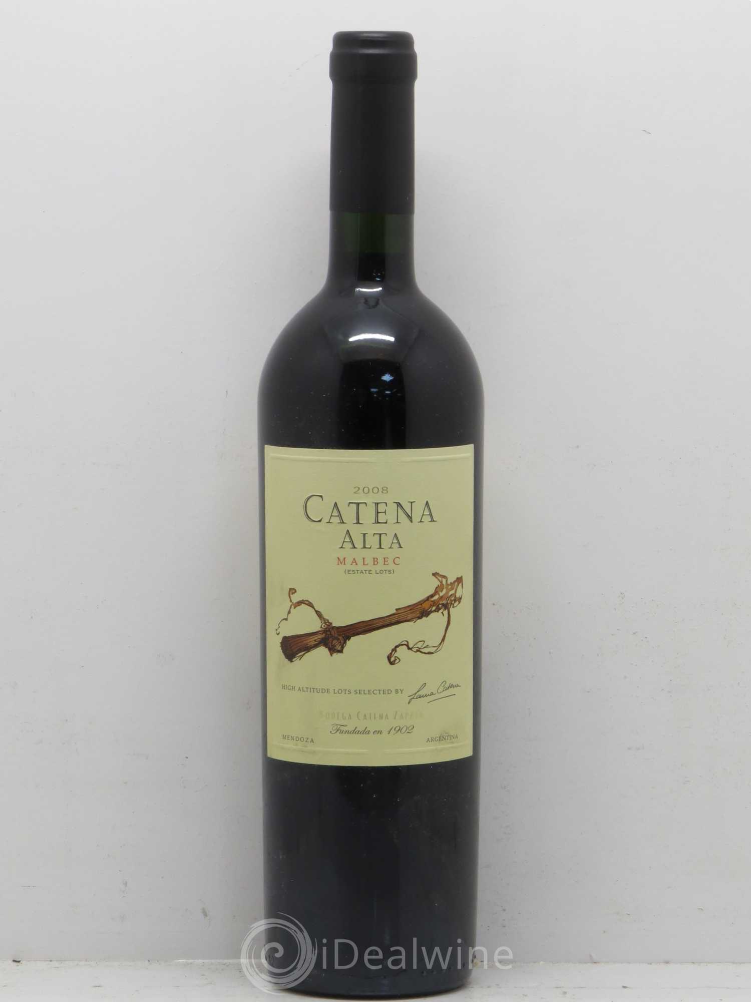 Mendoza Bodega Catena Zapata Catena Alta Malbec 1998 - Posten von 1 Flasche - 0
