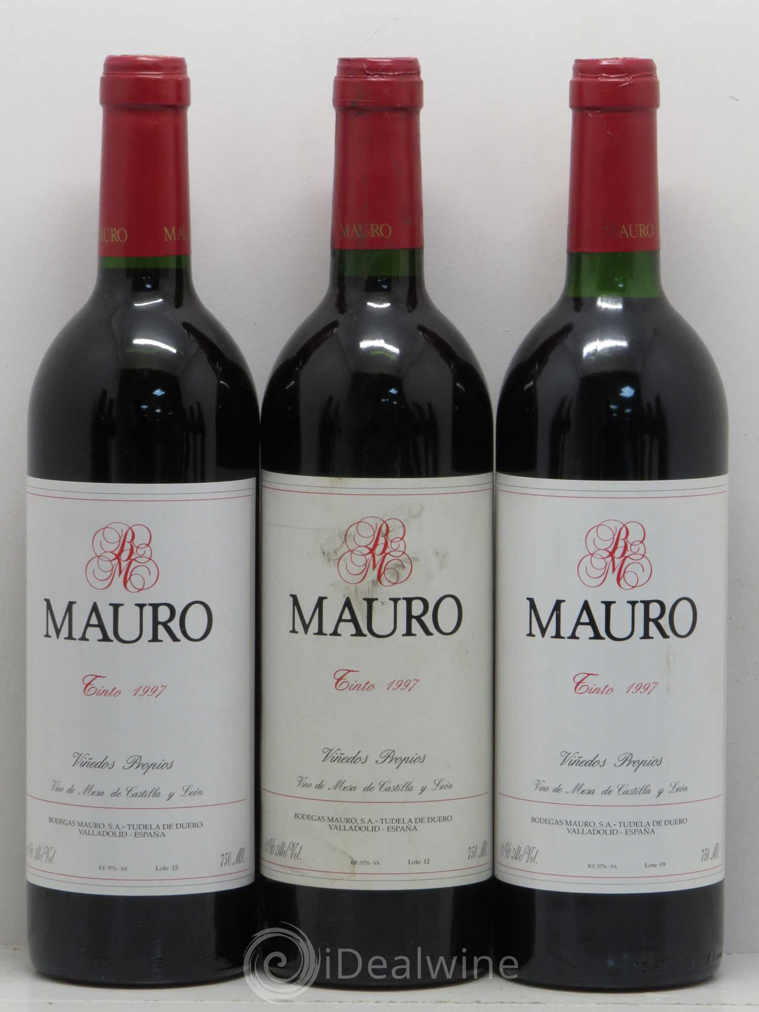 Espagne Tudela De Duero Bodegas Mauro Tinto 1997 - Posten von 8 Flaschen - 1