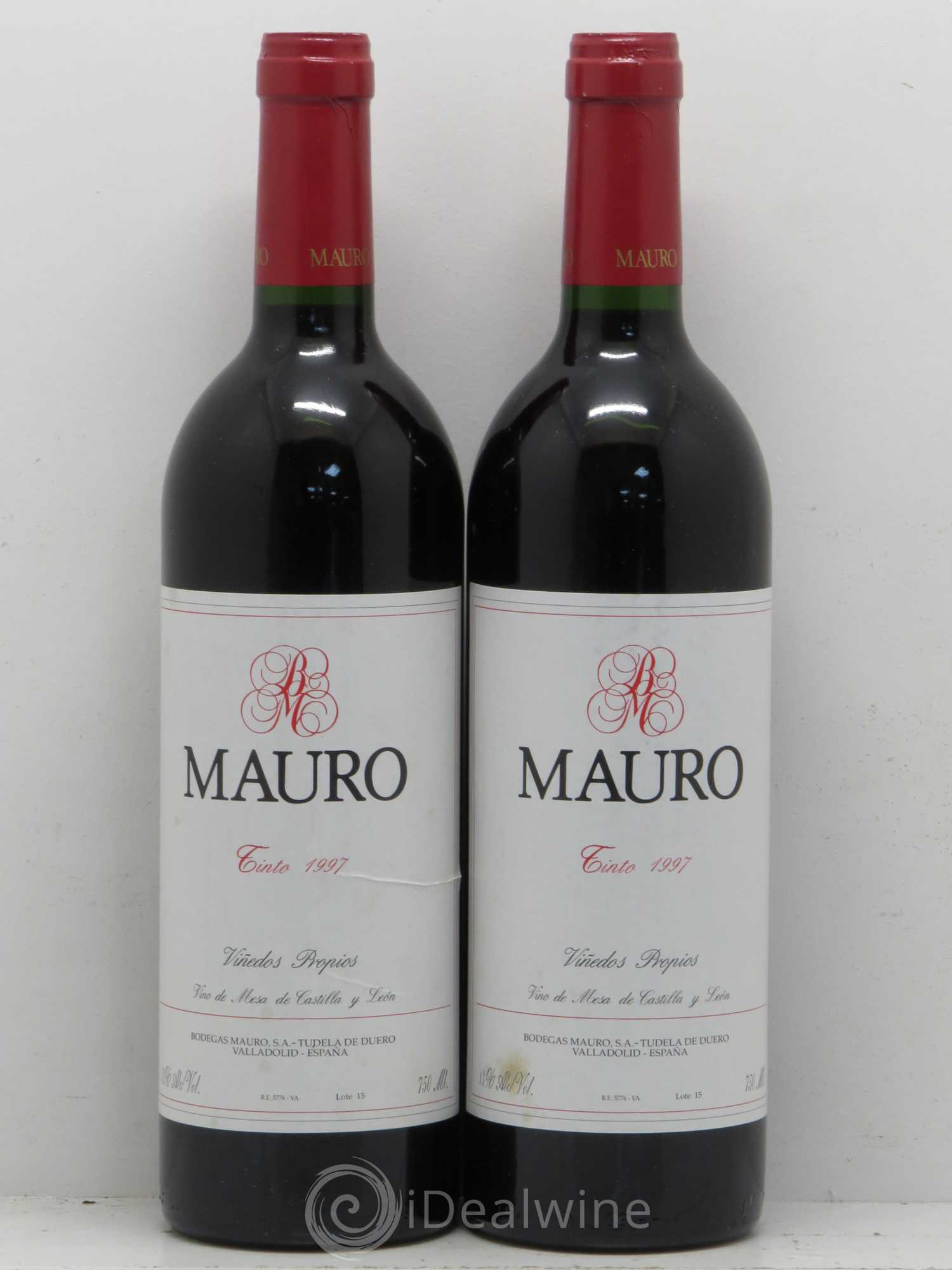Espagne Tudela De Duero Bodegas Mauro Tinto 1997 - Posten von 8 Flaschen - 3