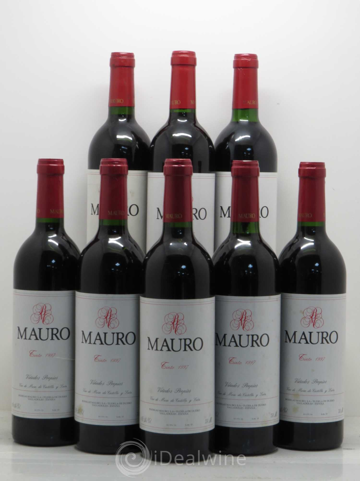 Espagne Tudela De Duero Bodegas Mauro Tinto 1997 - Posten von 8 Flaschen - 0