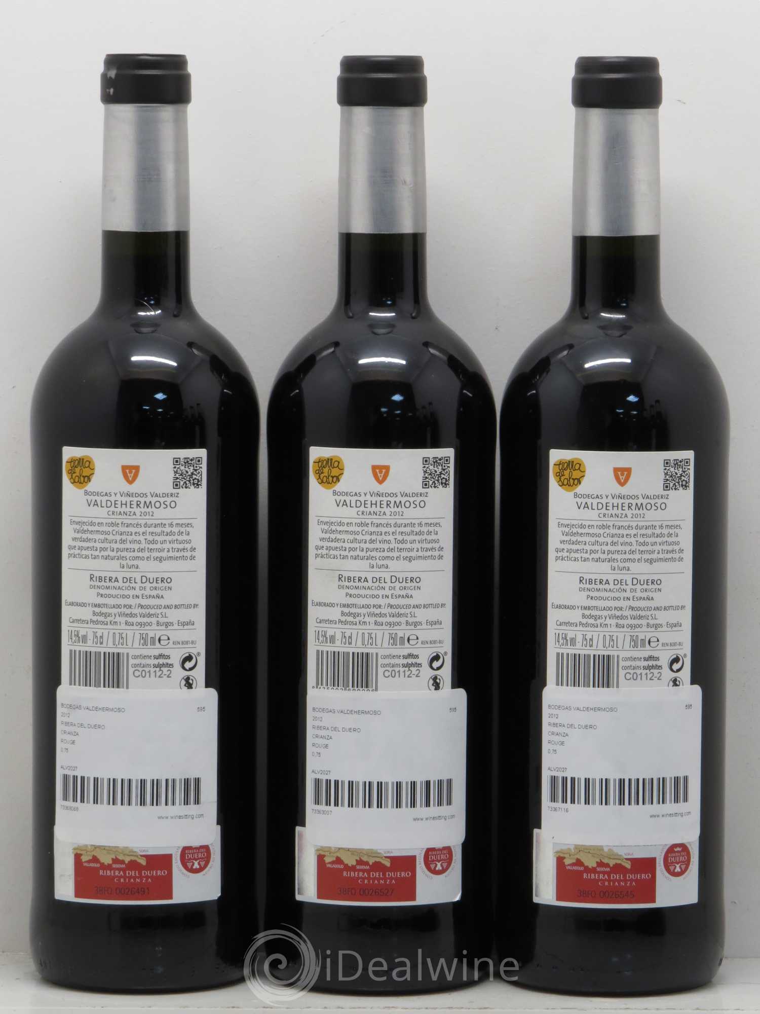 Ribera Del Duero DO Bodegas Valdehermoso Crianza 2012 - Posten von 6 Flaschen - 4