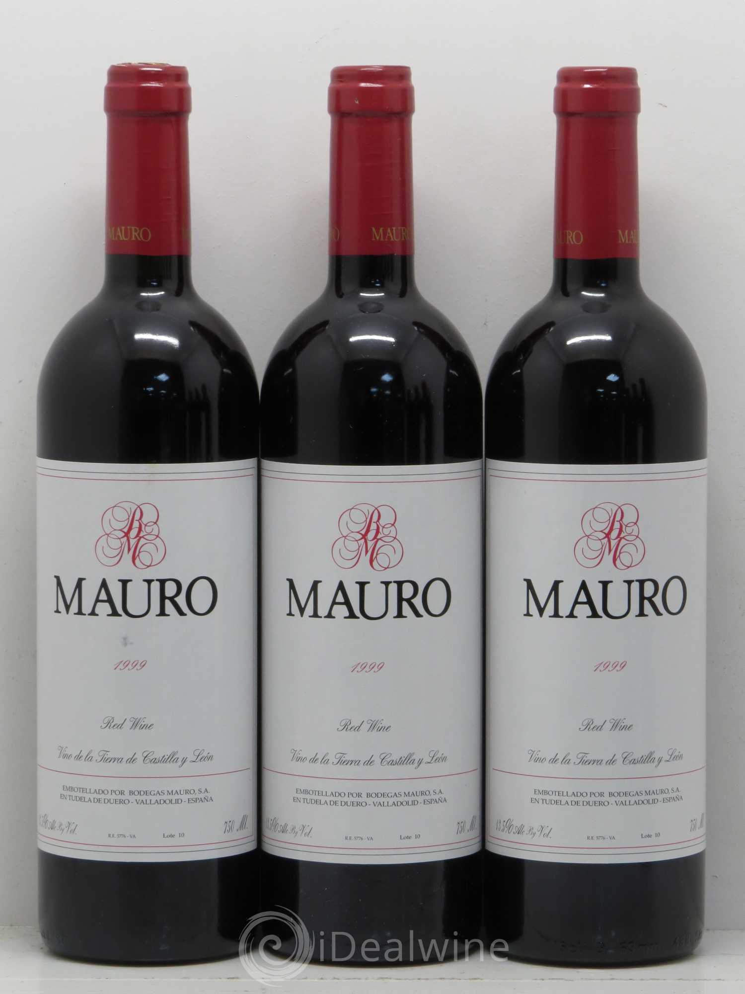 Espagne Tudela De Duero Bodegas Mauro Tinto 1999 - Posten von 6 Flaschen - 1