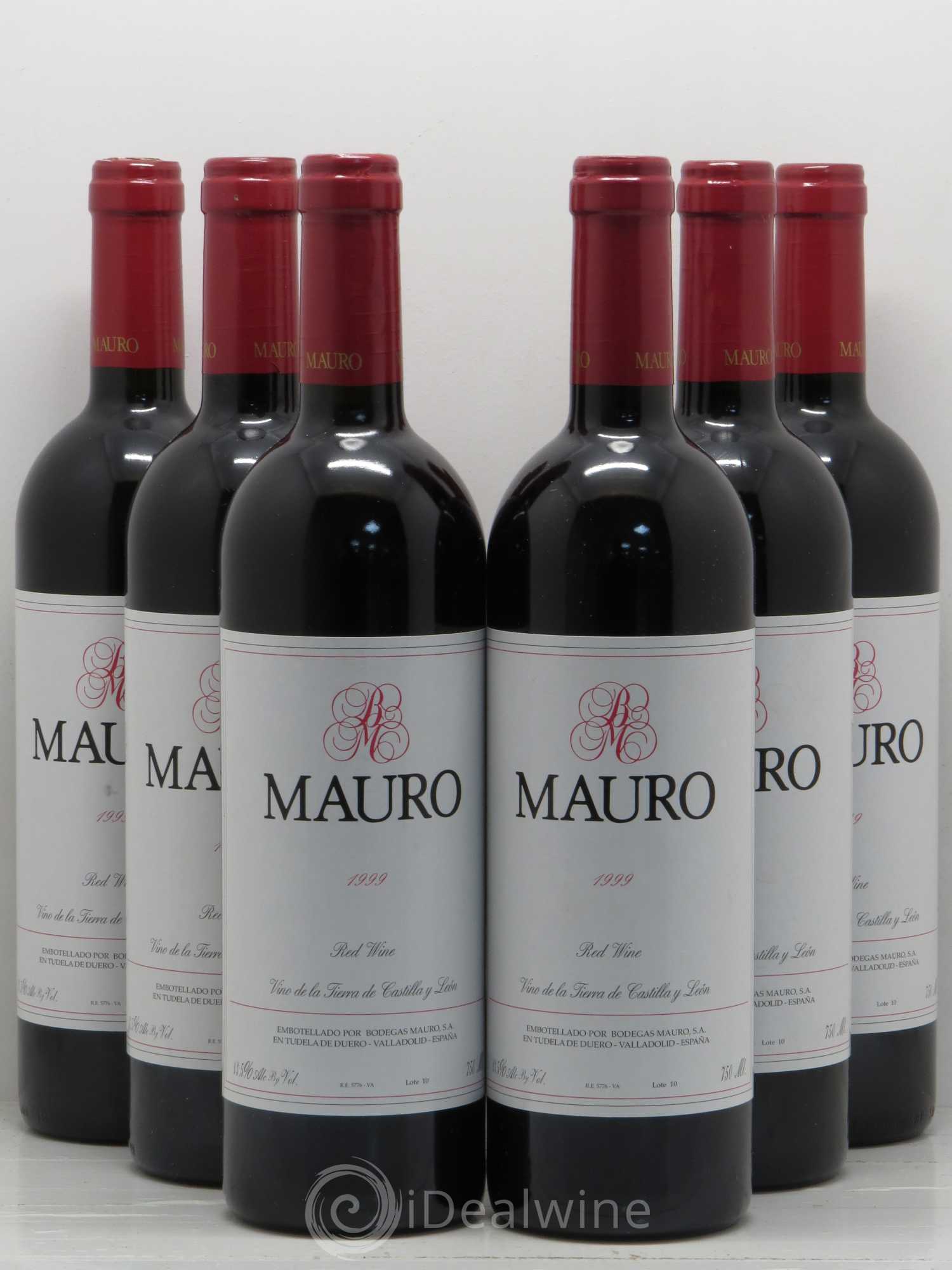 Espagne Tudela De Duero Bodegas Mauro Tinto 1999 - Posten von 6 Flaschen - 0
