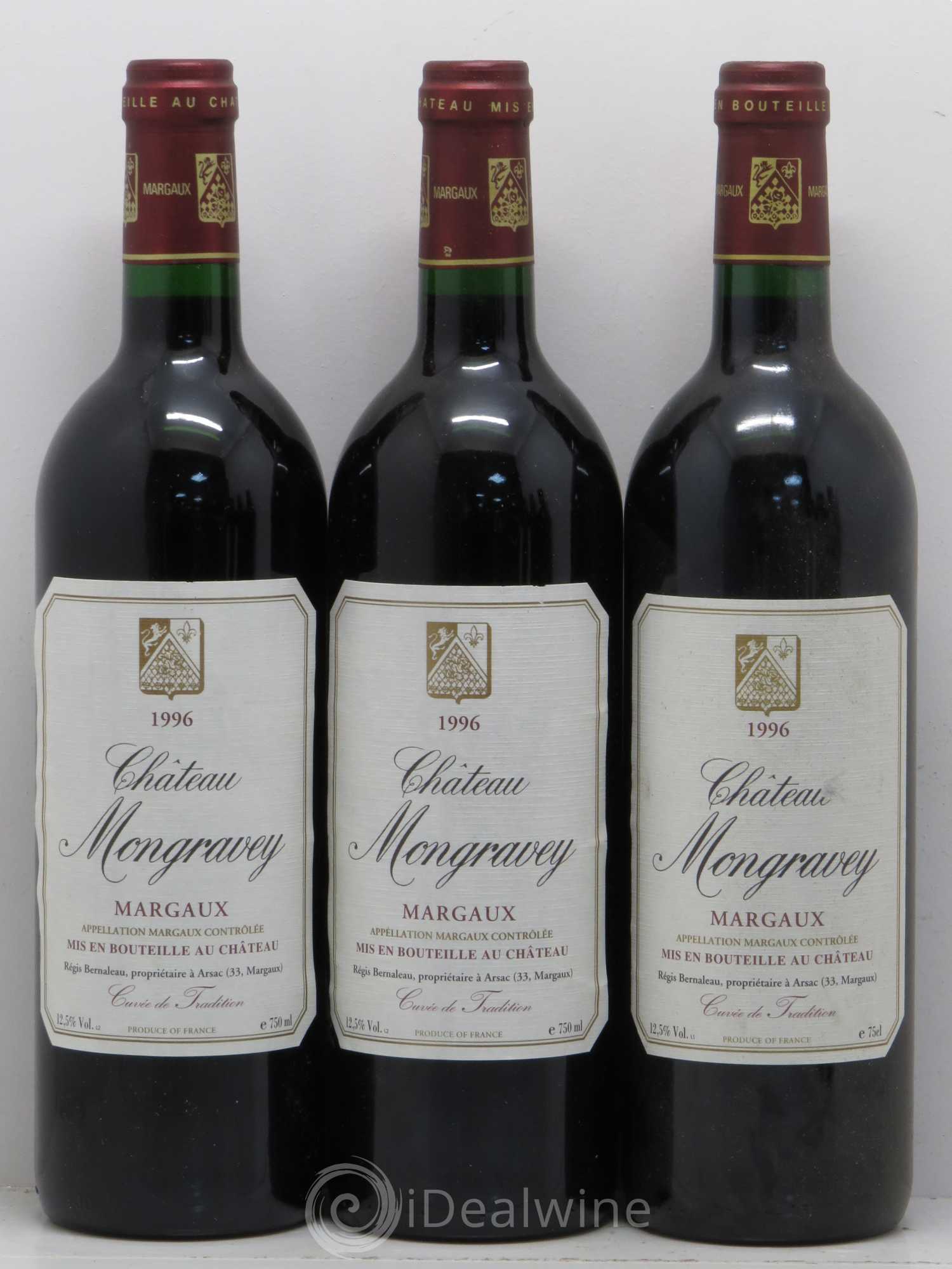 Bordeaux Château Montgravey Cru Bourgeois Margaux 1996 - Posten von 12 Flaschen - 1