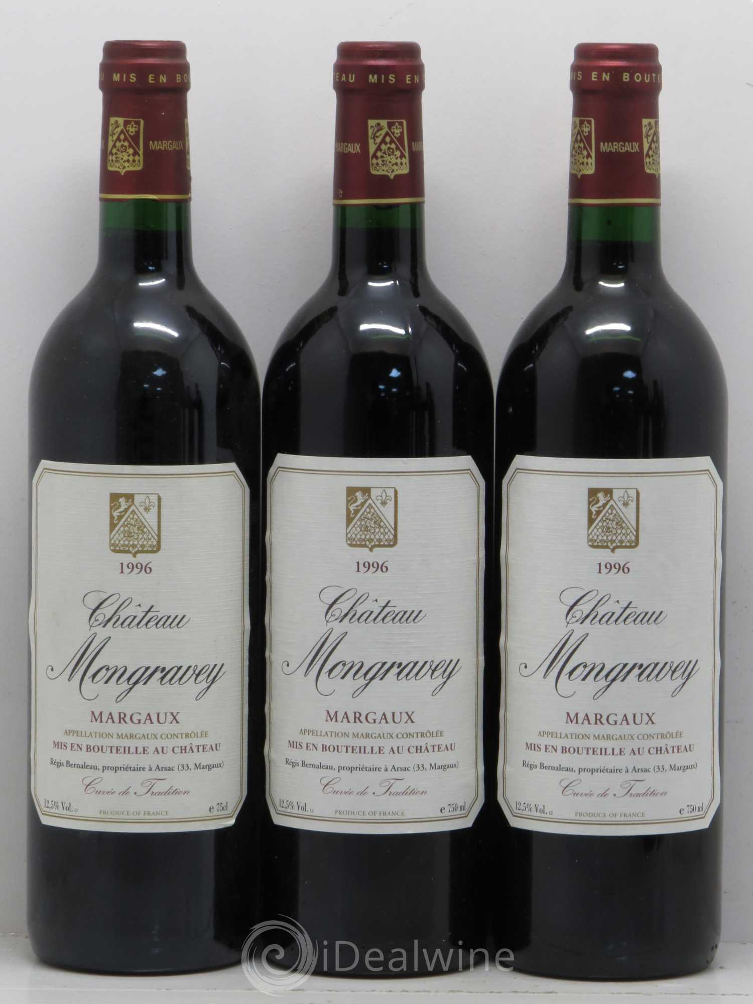 Bordeaux Château Montgravey Cru Bourgeois Margaux 1996 - Posten von 12 Flaschen - 2