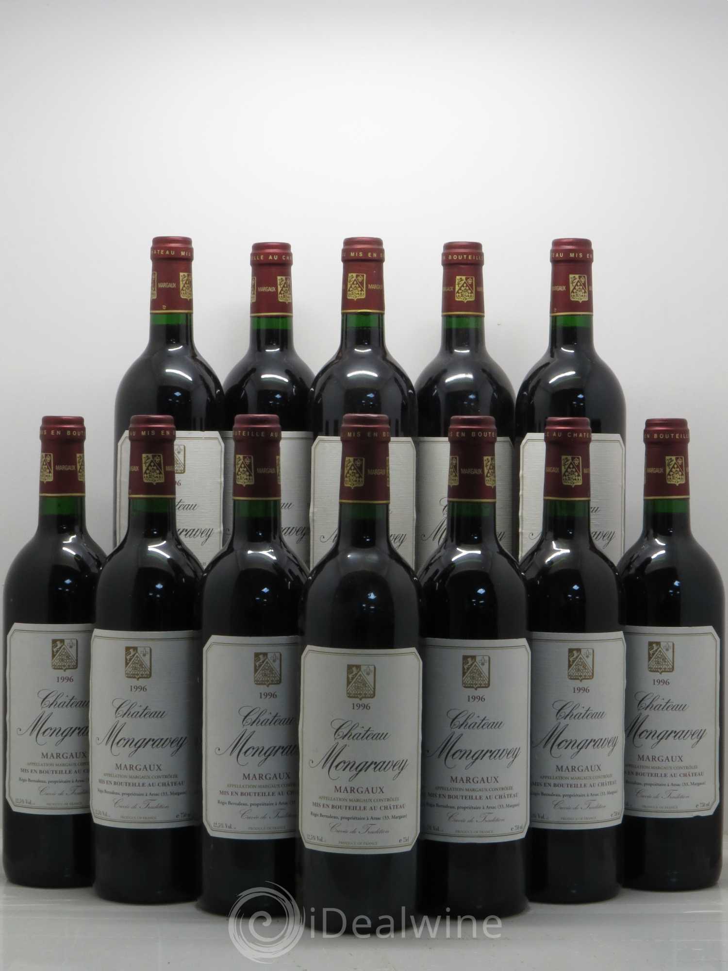 Bordeaux Château Montgravey Cru Bourgeois Margaux 1996 - Posten von 12 Flaschen - 0