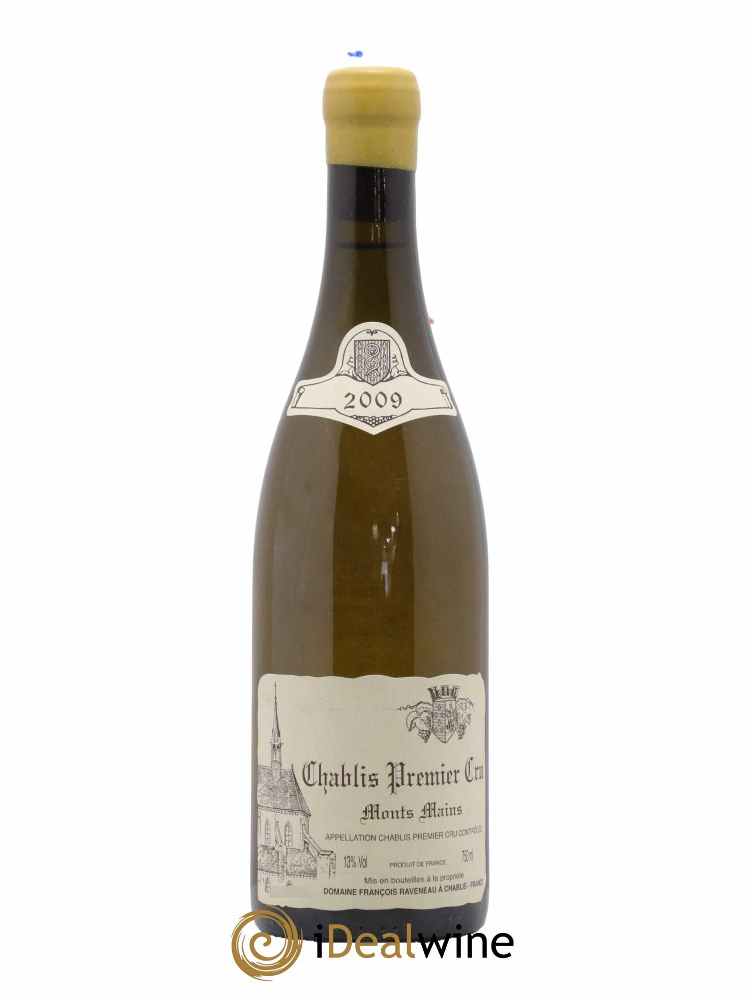 Chablis 1er Cru Monts Mains Raveneau (Domaine) 2009 - Lot de 1 bouteille - 0