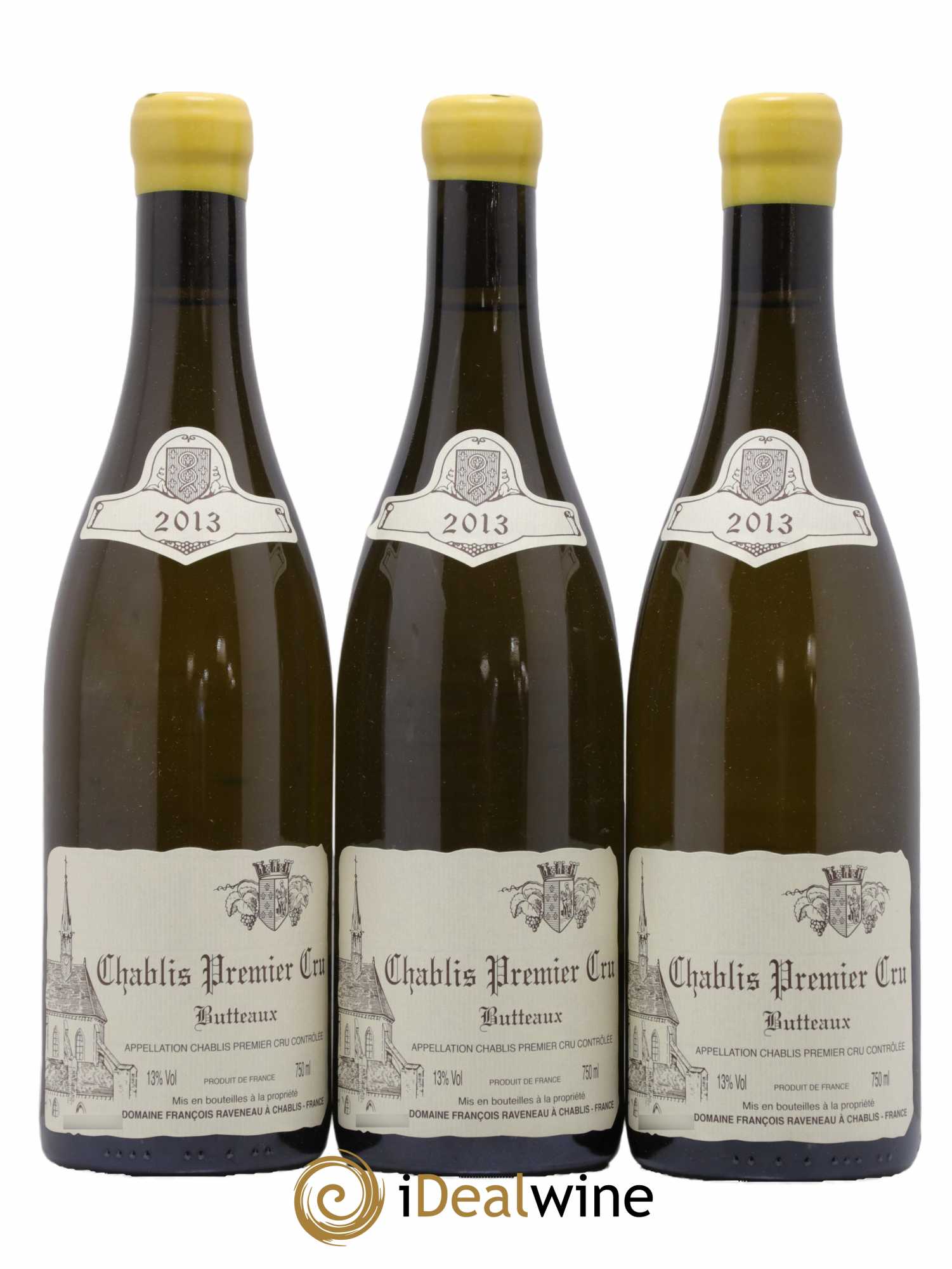 Chablis 1er Cru Butteaux Raveneau (Domaine) 2013 - Lot de 3 bouteilles - 0