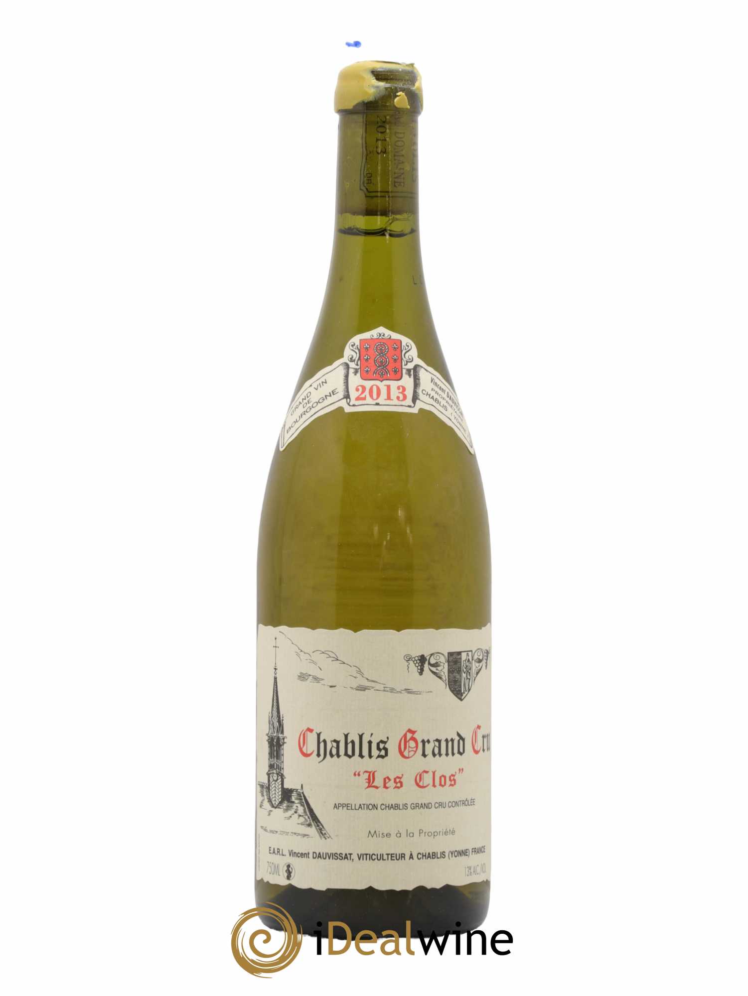 Chablis Grand Cru Les Clos Vincent Dauvissat (Domaine) 2013 - Lot de 1 bouteille - 0