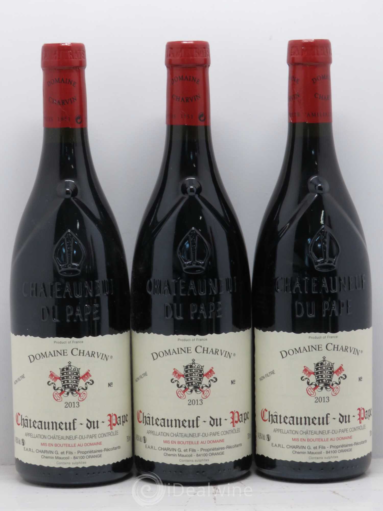 Châteauneuf-du-Pape Charvin (Domaine) 2013 - Lot de 3 bouteilles - 0