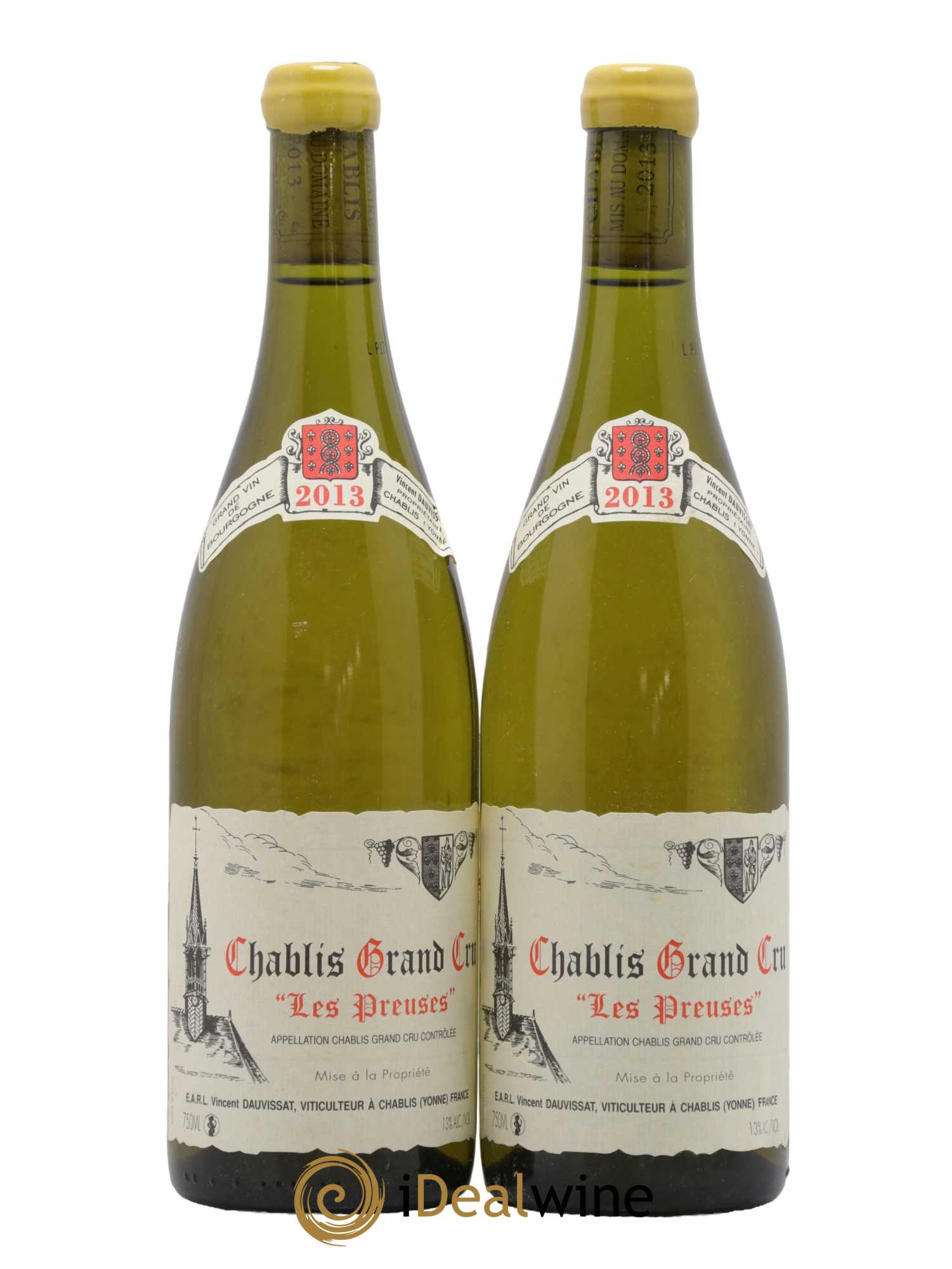 Chablis Grand Cru Les Preuses Vincent Dauvissat (Domaine) 2013 - Lot de 2 bouteilles - 0