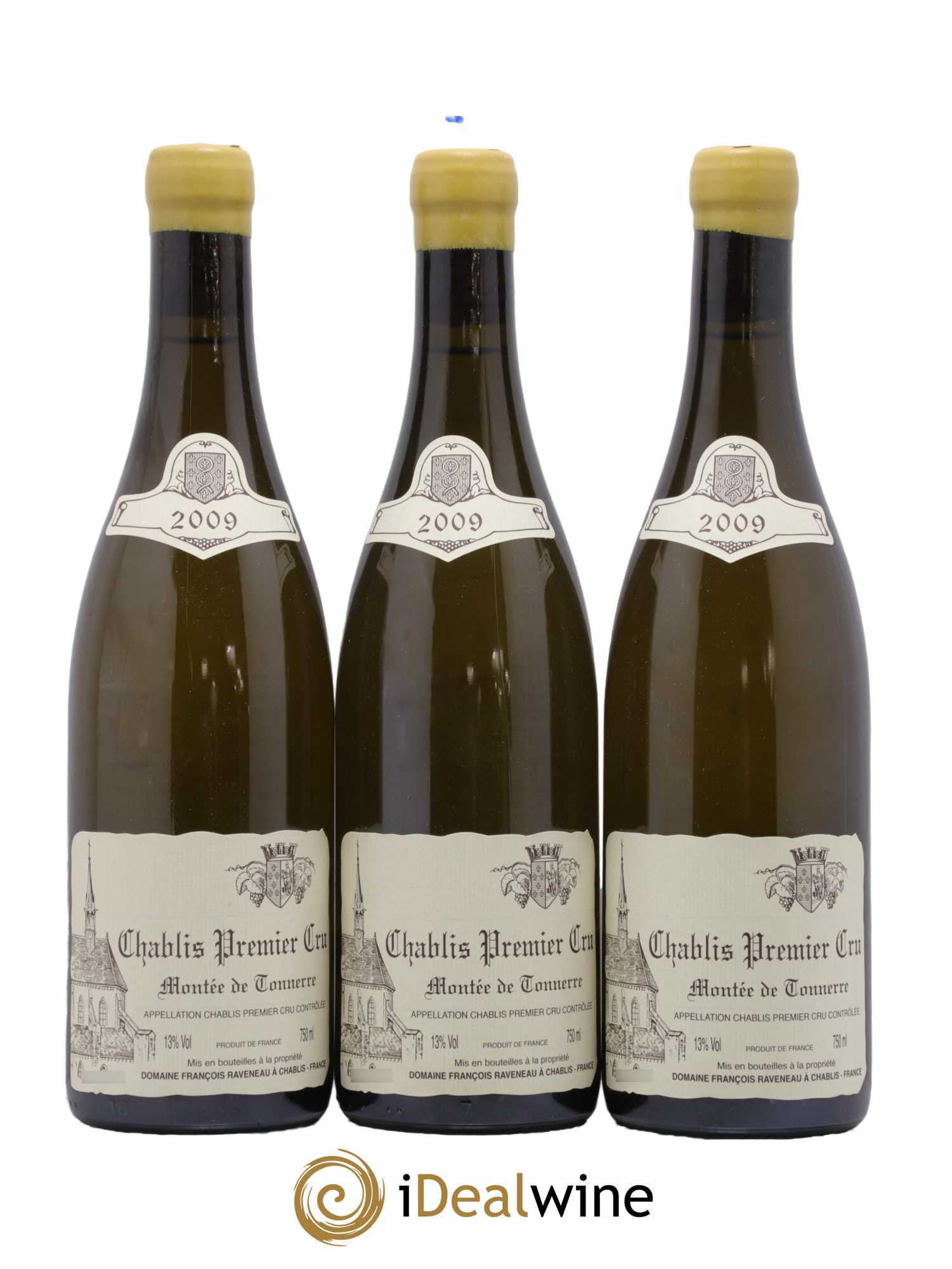 Chablis 1er Cru Montée de Tonnerre Raveneau (Domaine) 2009 - Lot de 3 bouteilles - 0