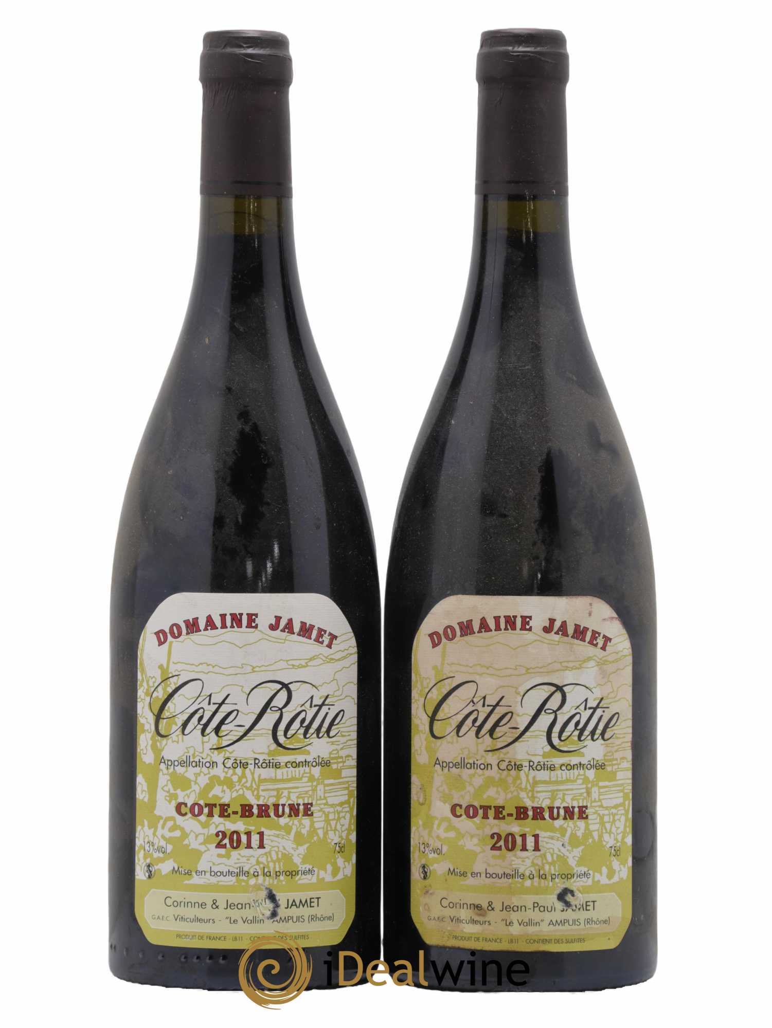 Côte-Rôtie Côte Brune Jamet (Domaine) 2011 - Lot de 2 bouteilles - 0