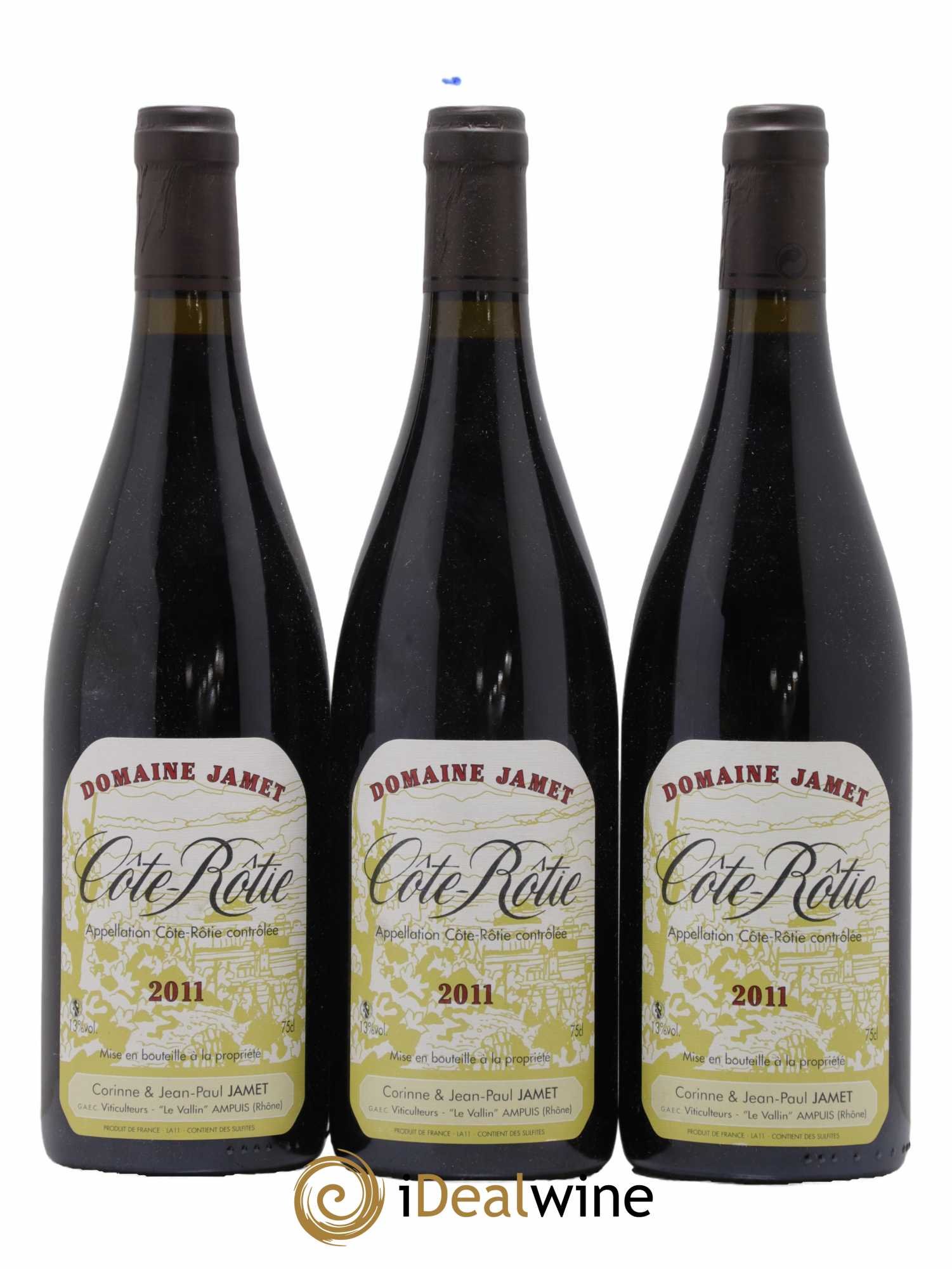 Côte-Rôtie Jamet (Domaine) 2011 - Lot de 3 bouteilles - 0