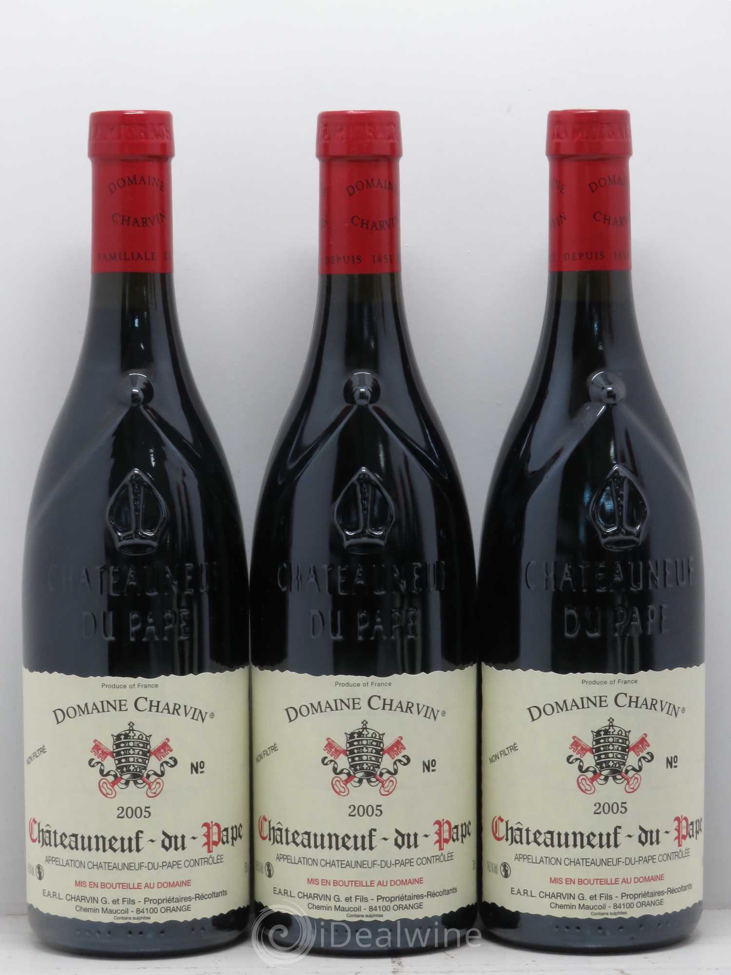 Châteauneuf-du-Pape Charvin (Domaine) 2005 - Lot de 6 bouteilles - 1