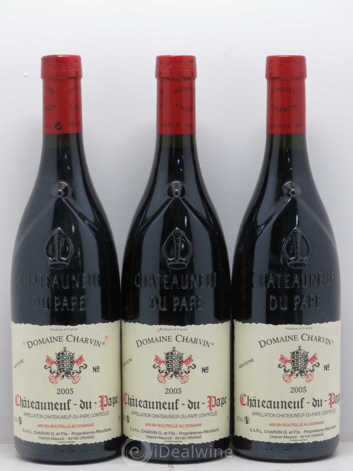 Châteauneuf-du-Pape Charvin (Domaine) 2005 - Lot de 3 bouteilles - 0