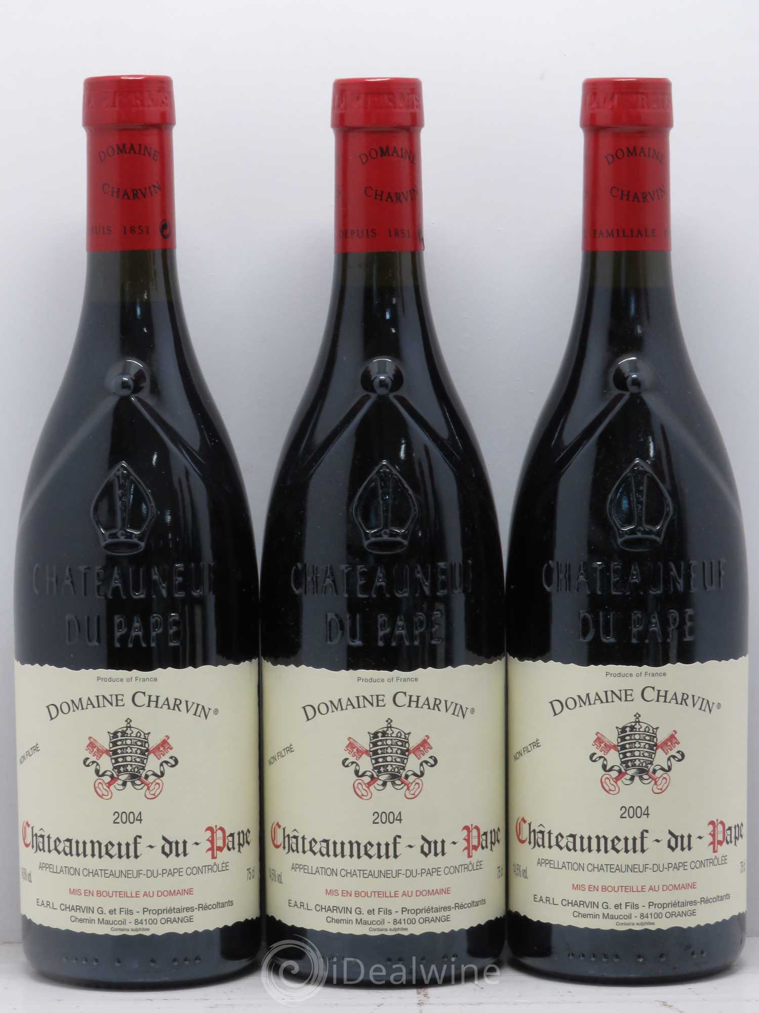 Châteauneuf-du-Pape Charvin (Domaine) 2004 - Lot de 6 bouteilles - 1