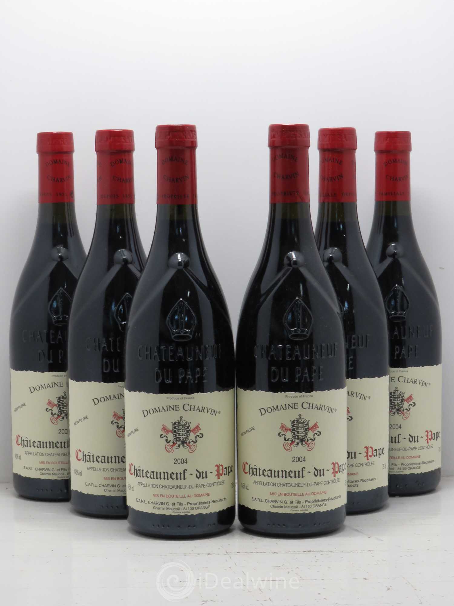 Châteauneuf-du-Pape Charvin (Domaine) 2004 - Lot de 6 bouteilles - 0