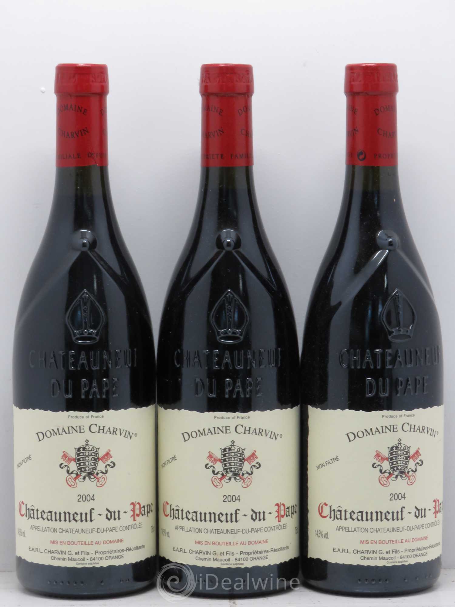 Châteauneuf-du-Pape Charvin (Domaine) 2004 - Lot de 3 bouteilles - 0