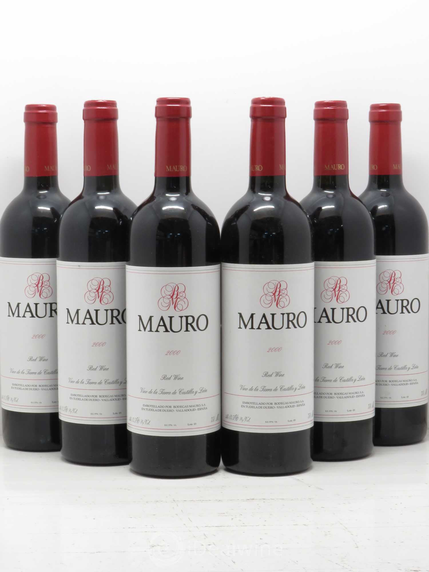 Espagne Tudela De Duero Bodegas Mauro Tinto 2000 - Posten von 6 Flaschen - 0