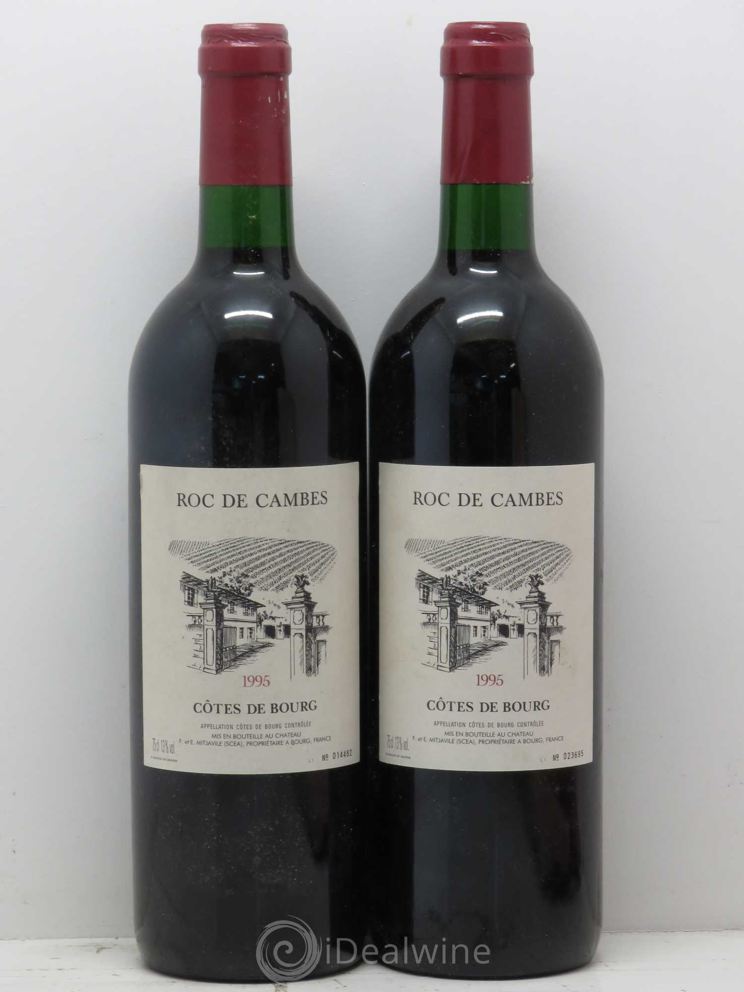 Roc de Cambes 1995 - Posten von 2 Flaschen - 0