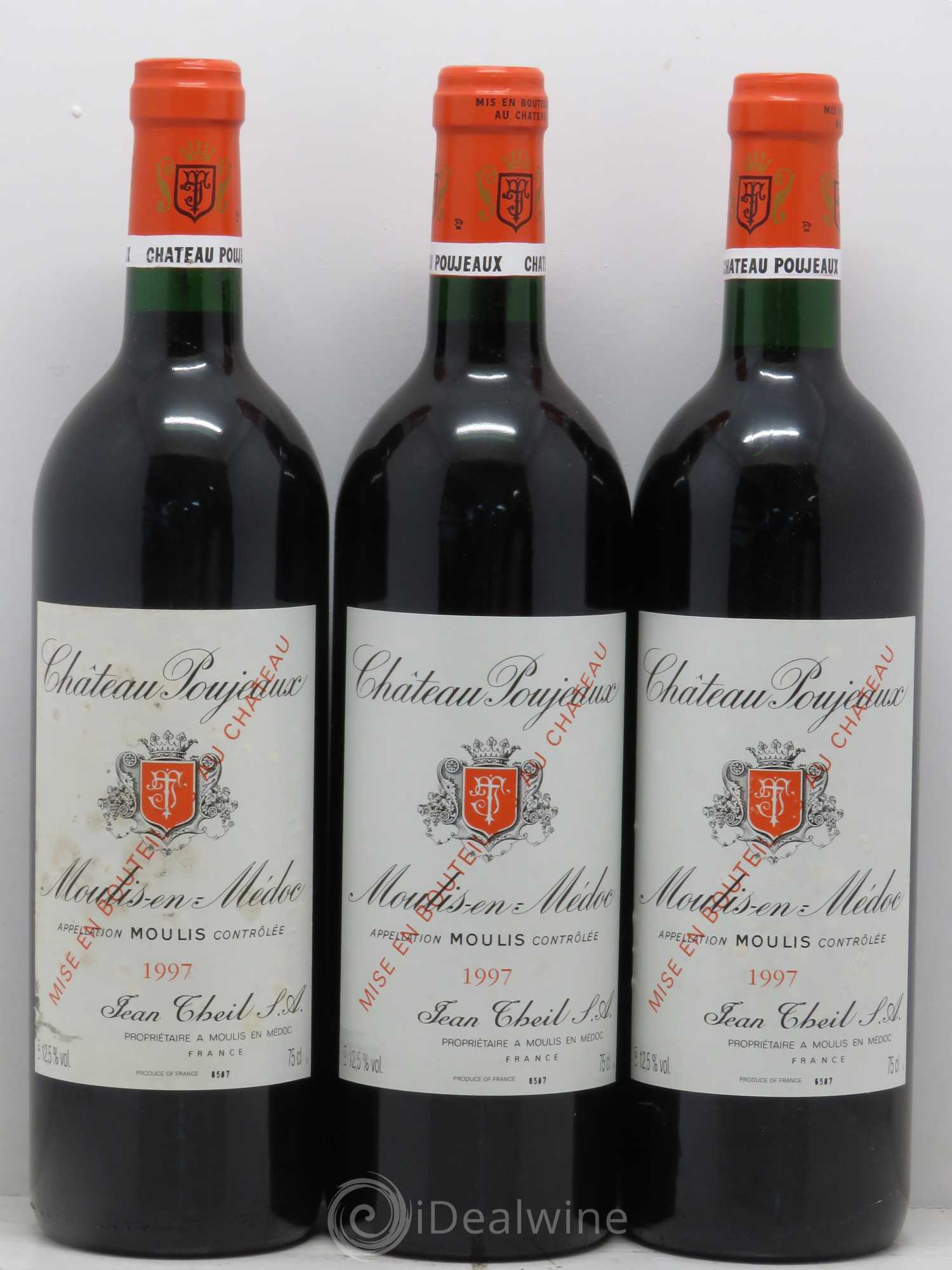 Château Poujeaux 1997 - Lot de 12 bouteilles - 2