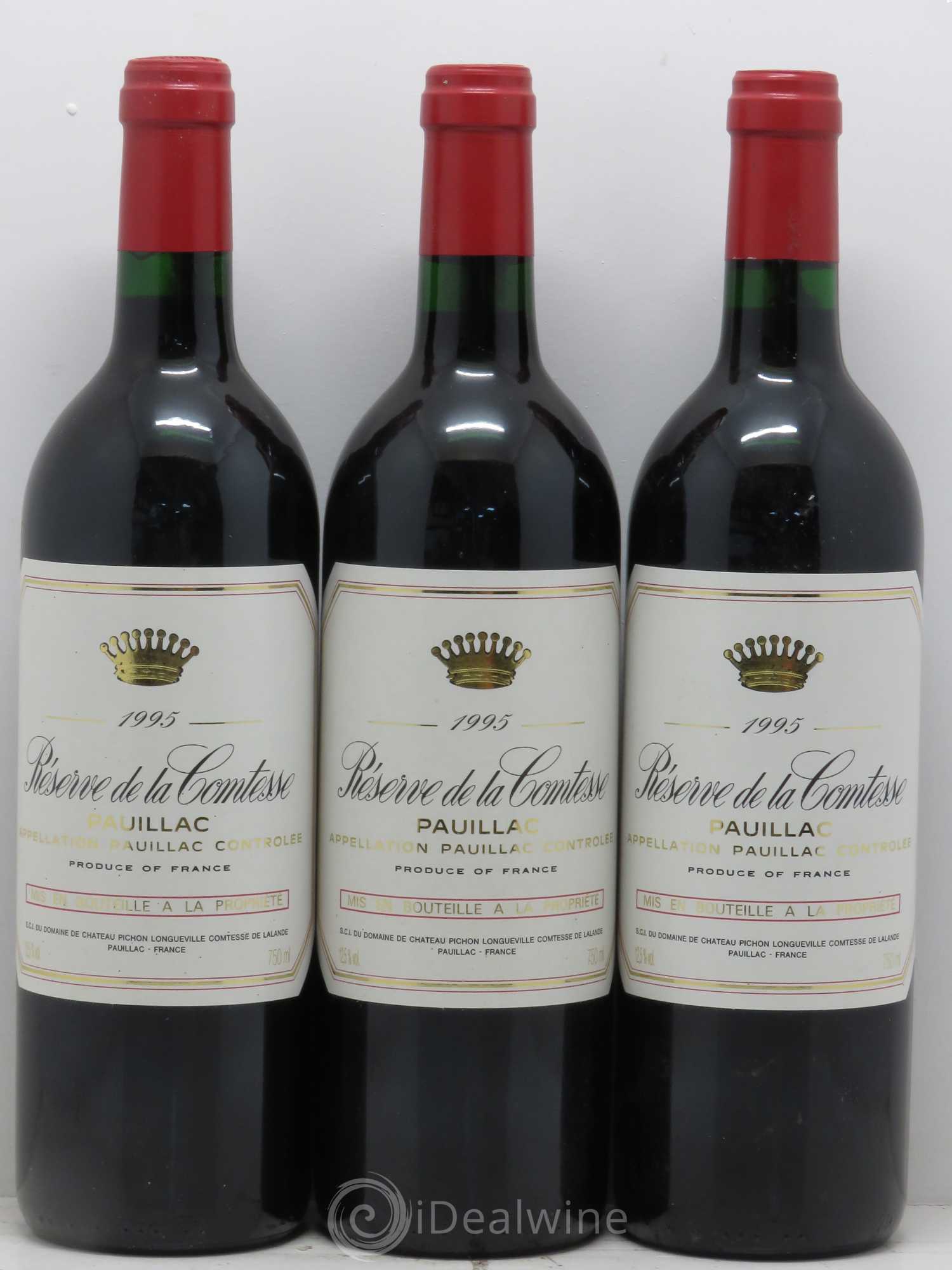 Réserve de la Comtesse Second Vin 1995 - Lot de 6 bouteilles - 2