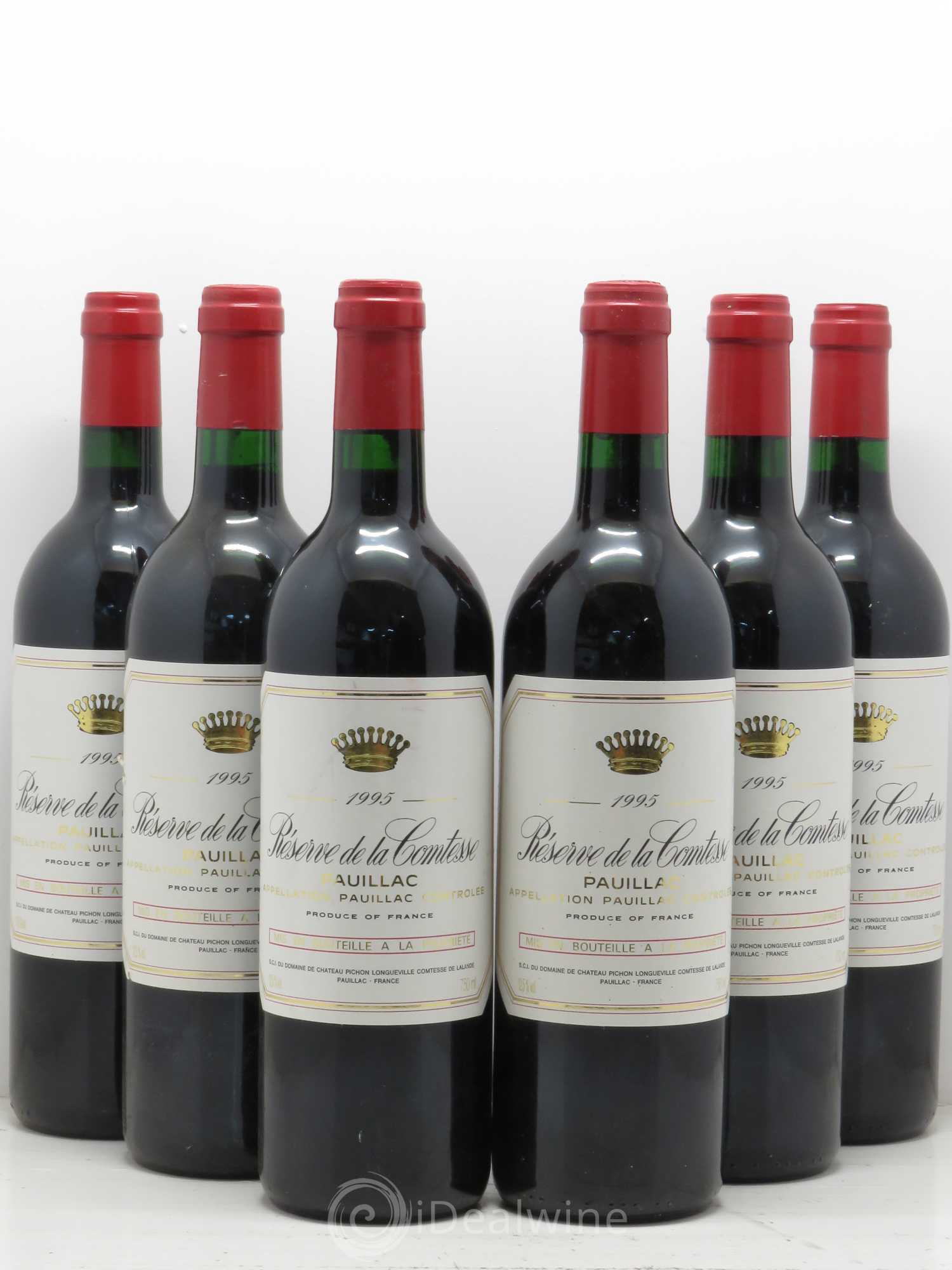 Réserve de la Comtesse Second Vin 1995 - Lot de 6 bouteilles - 0