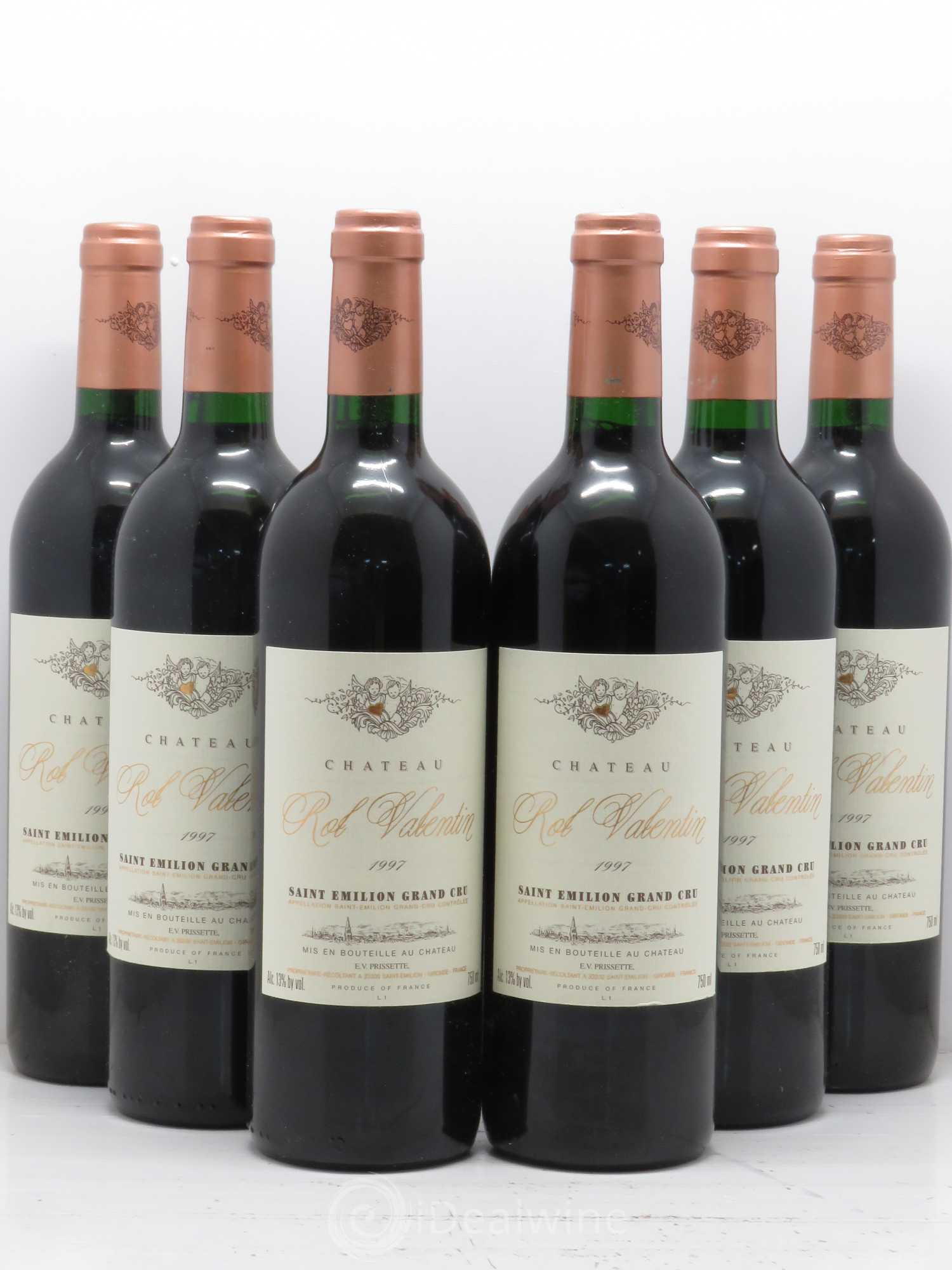 Château Rol Valentin Grand Cru Classé 1997 - Posten von 6 Flaschen - 0